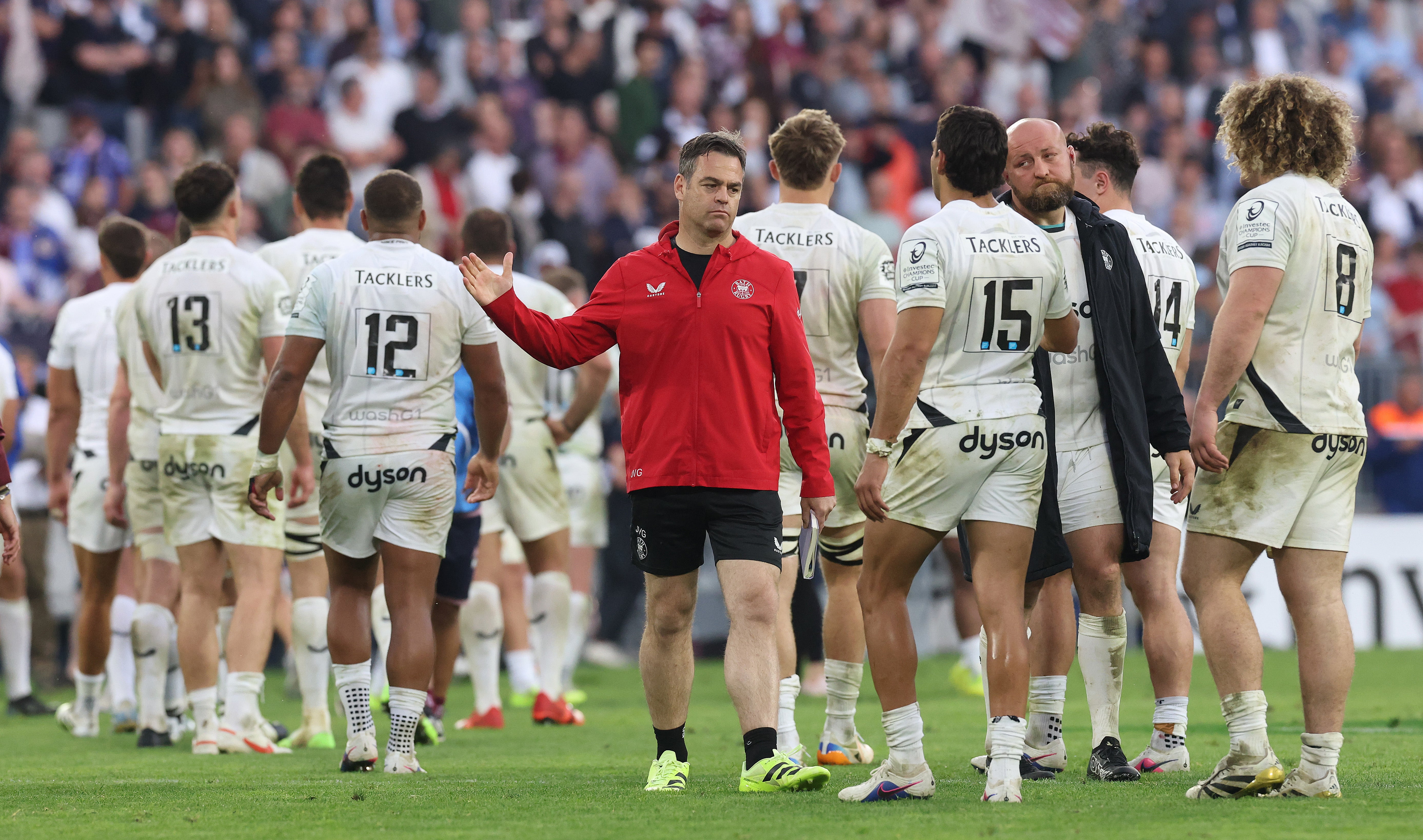 Johann van Graan was frustrated after Bath's defeat