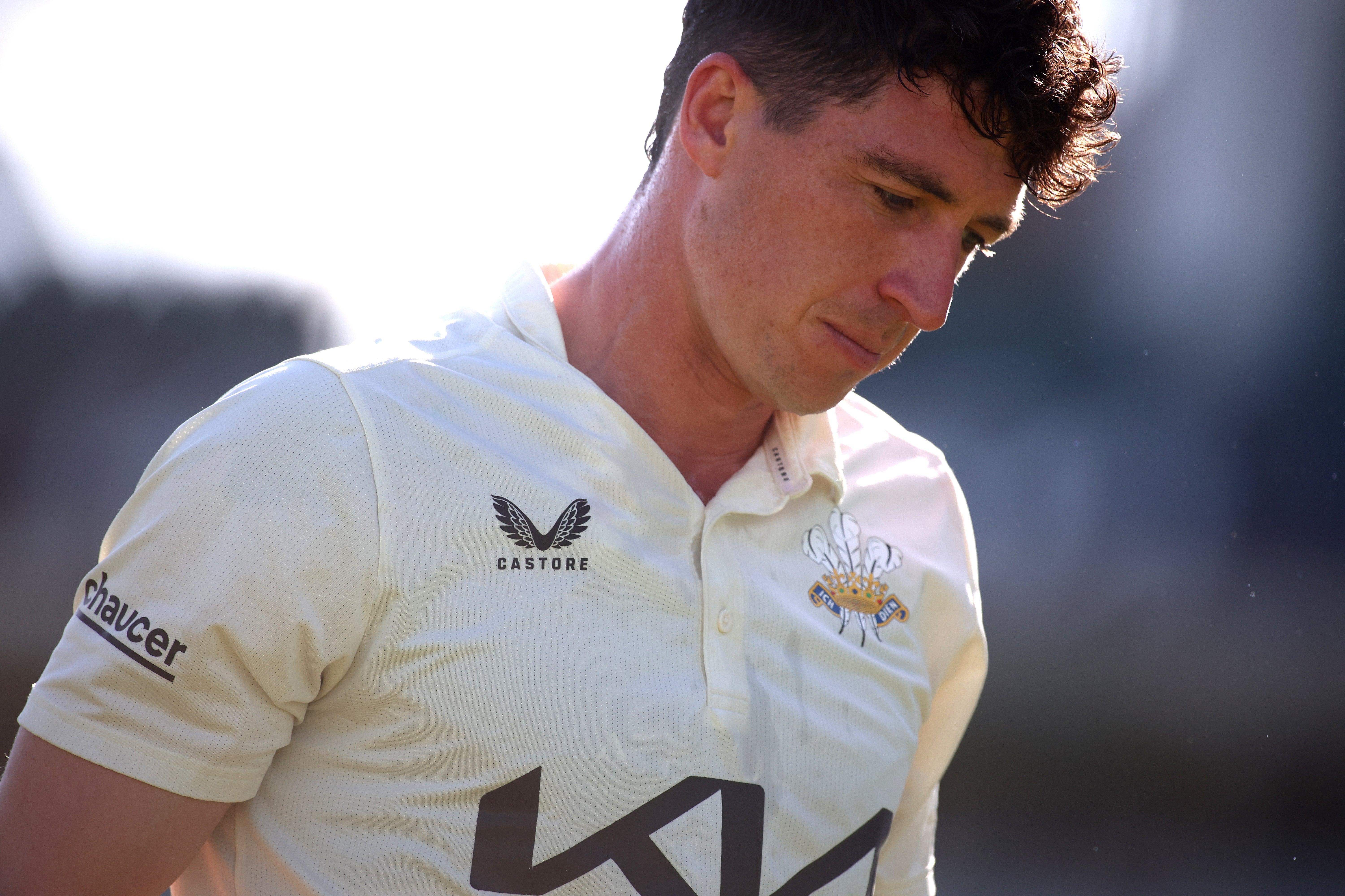 Matt Fisher struck twice in the first over of the third innings