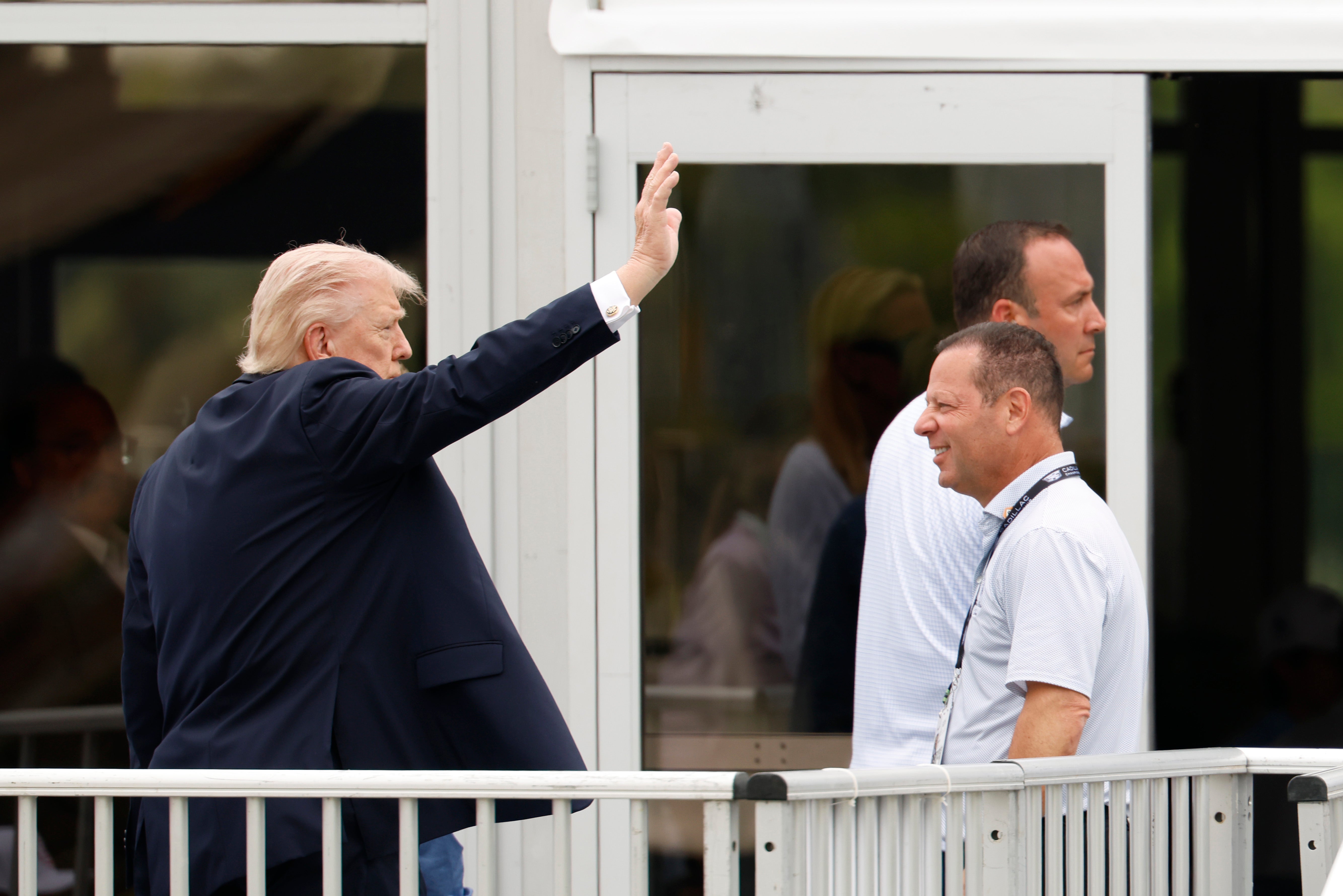 Trump’s appearance coincided with near total silence from the White House regarding the war with Iran which is now entering month three with no end in sight