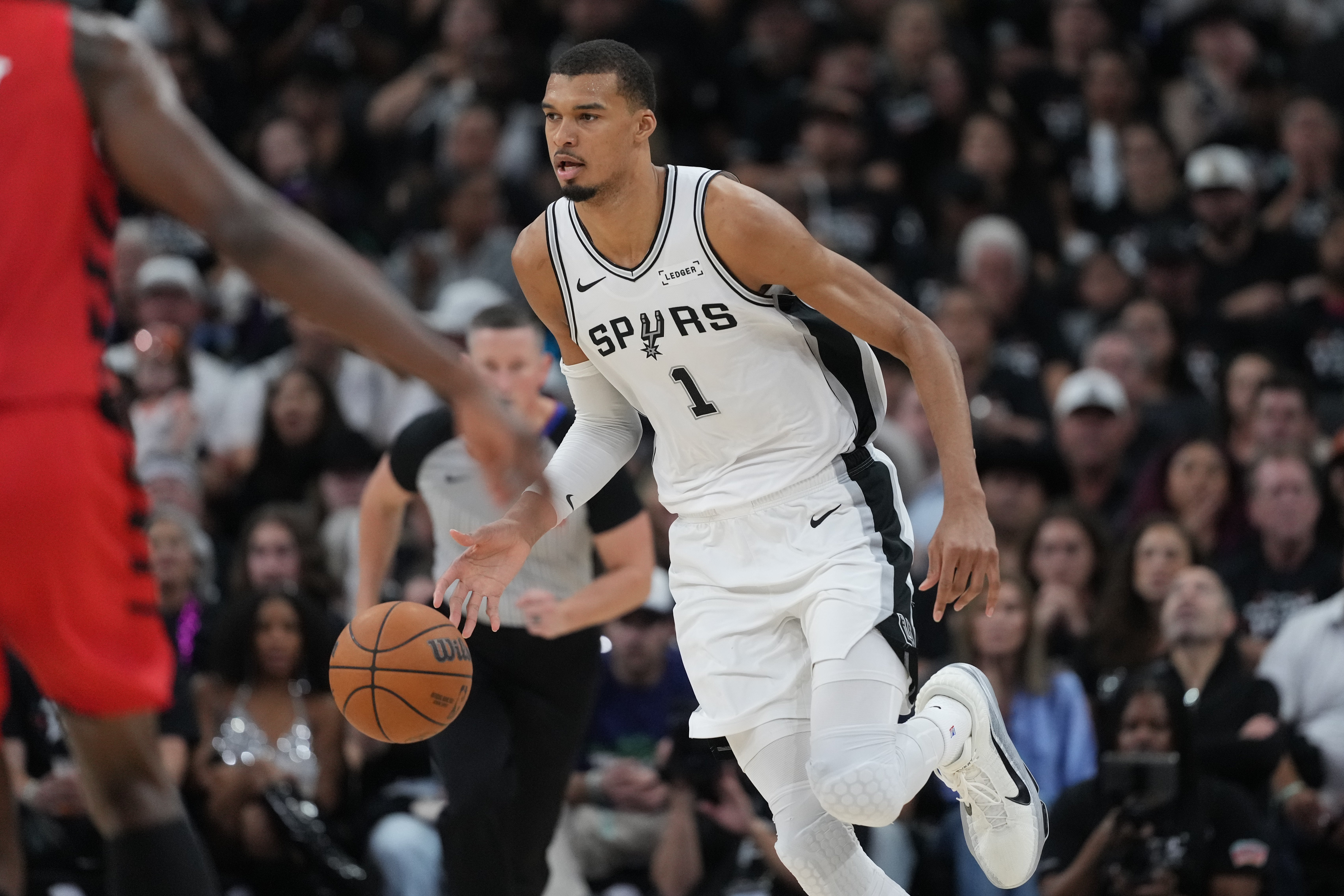 TIMBERWOLVES-SPURS PANORAMA