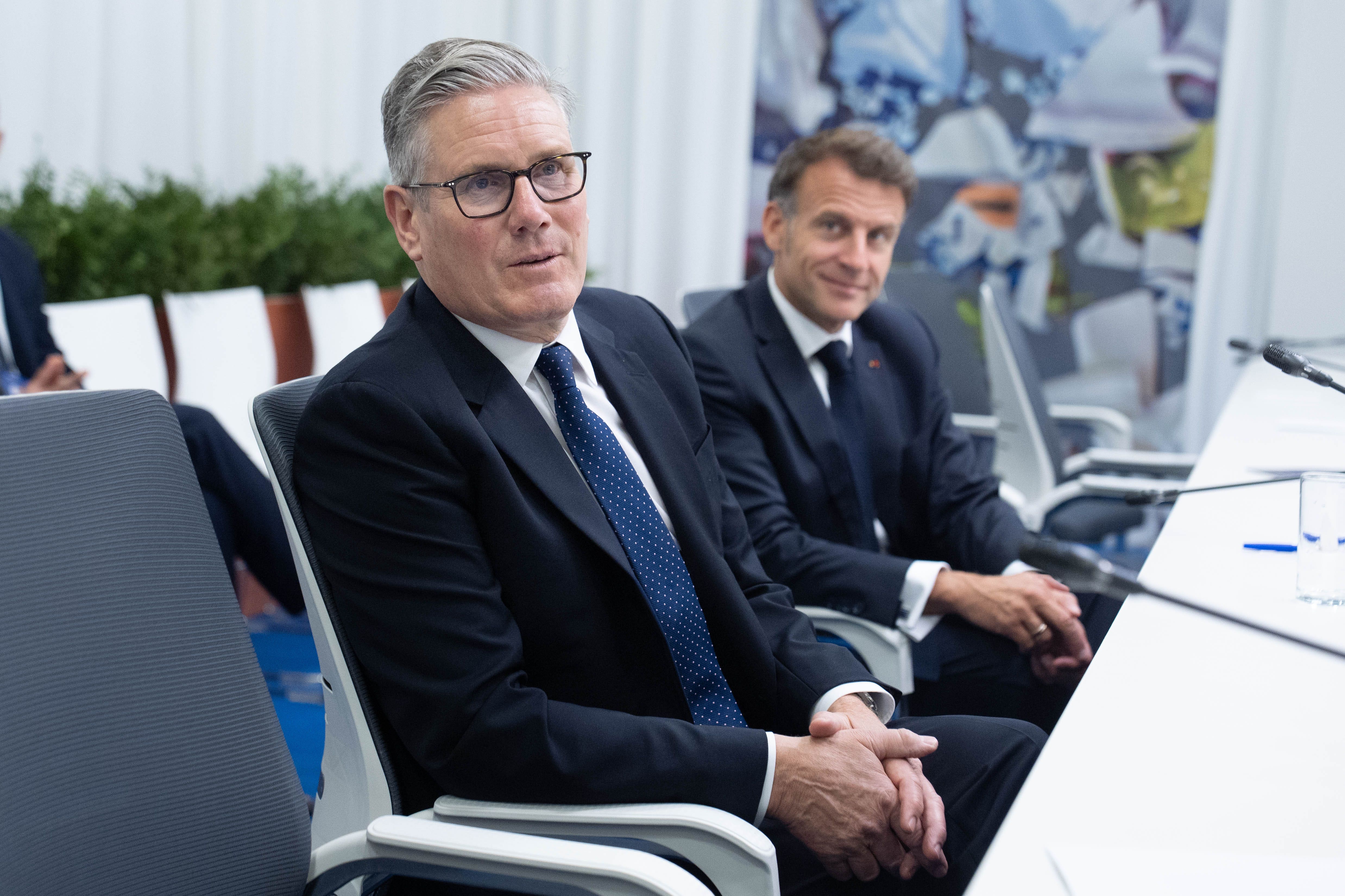 Sir Keir Starmer is expected to meet EU leaders including French President Emmanuel Macron, at the UK-EU summit in July (Stefan Rousseau/PA)