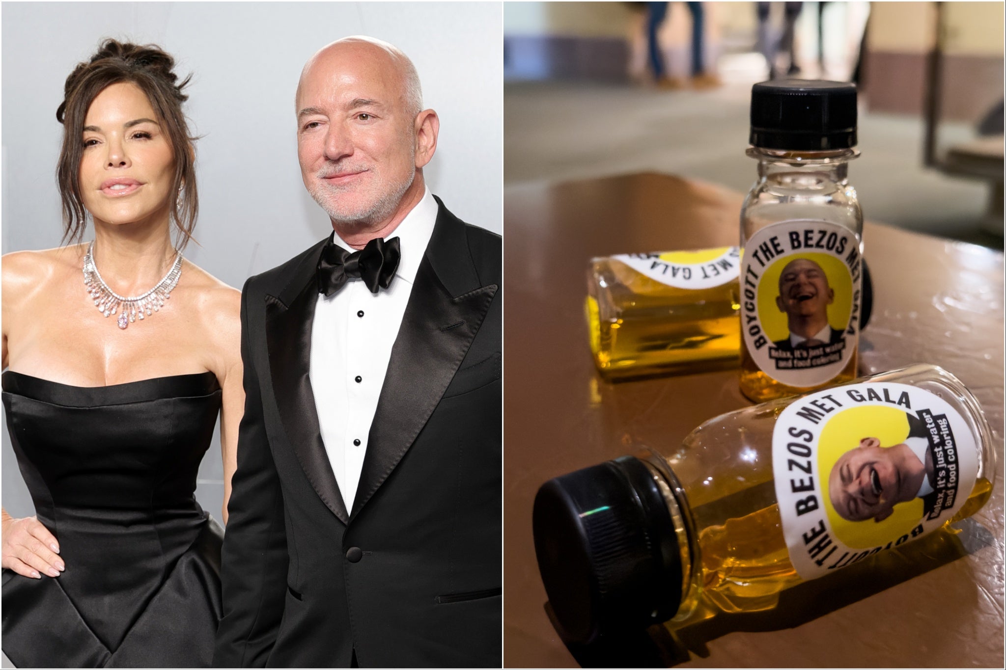 Activists use bottles of ‘urine’ to protest Jeff Bezos’ involvement with Met Gala – UK Times