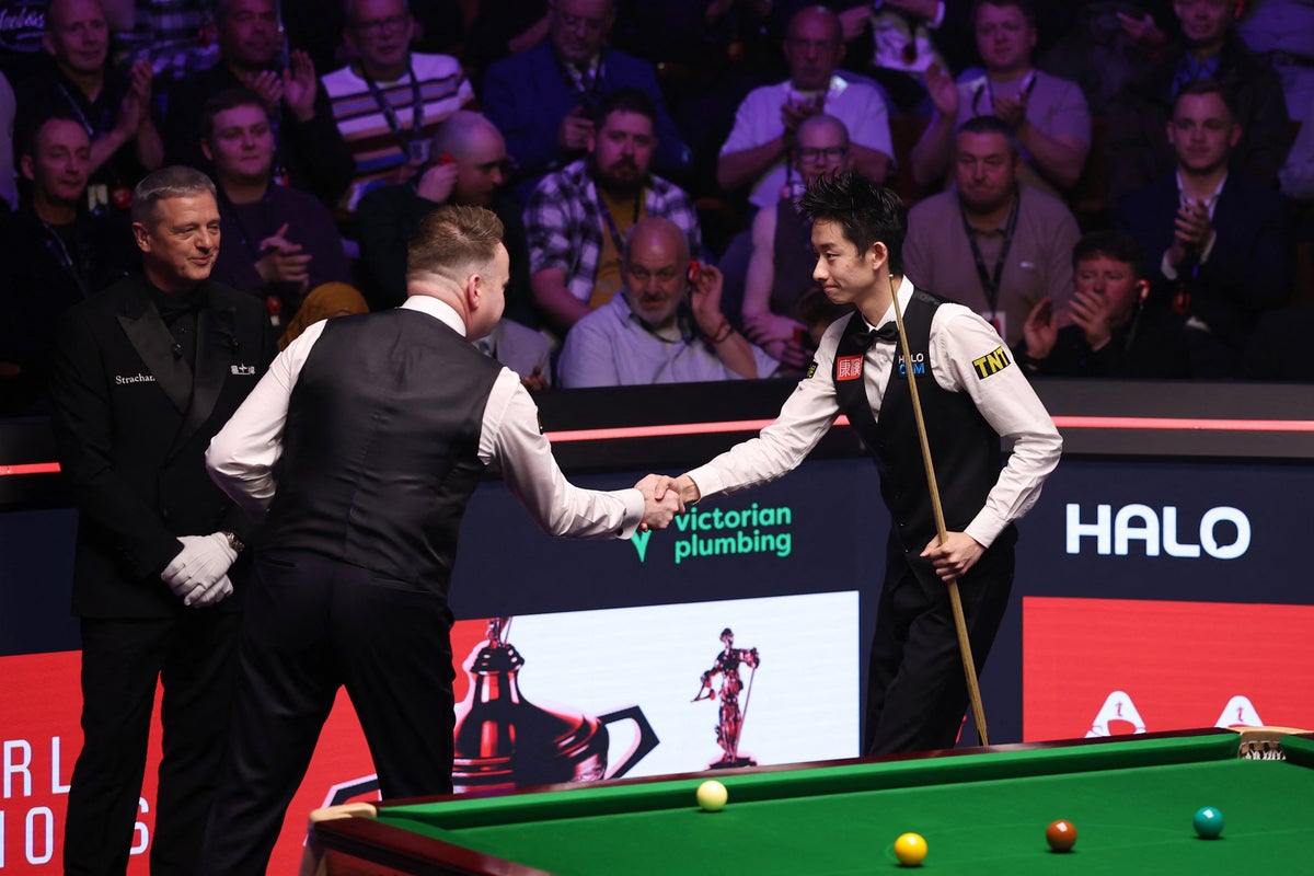 Wu Yize One Frame from Glory as He Leads Shaun Murphy 17-16 in World Snooker Championship Final — image 1