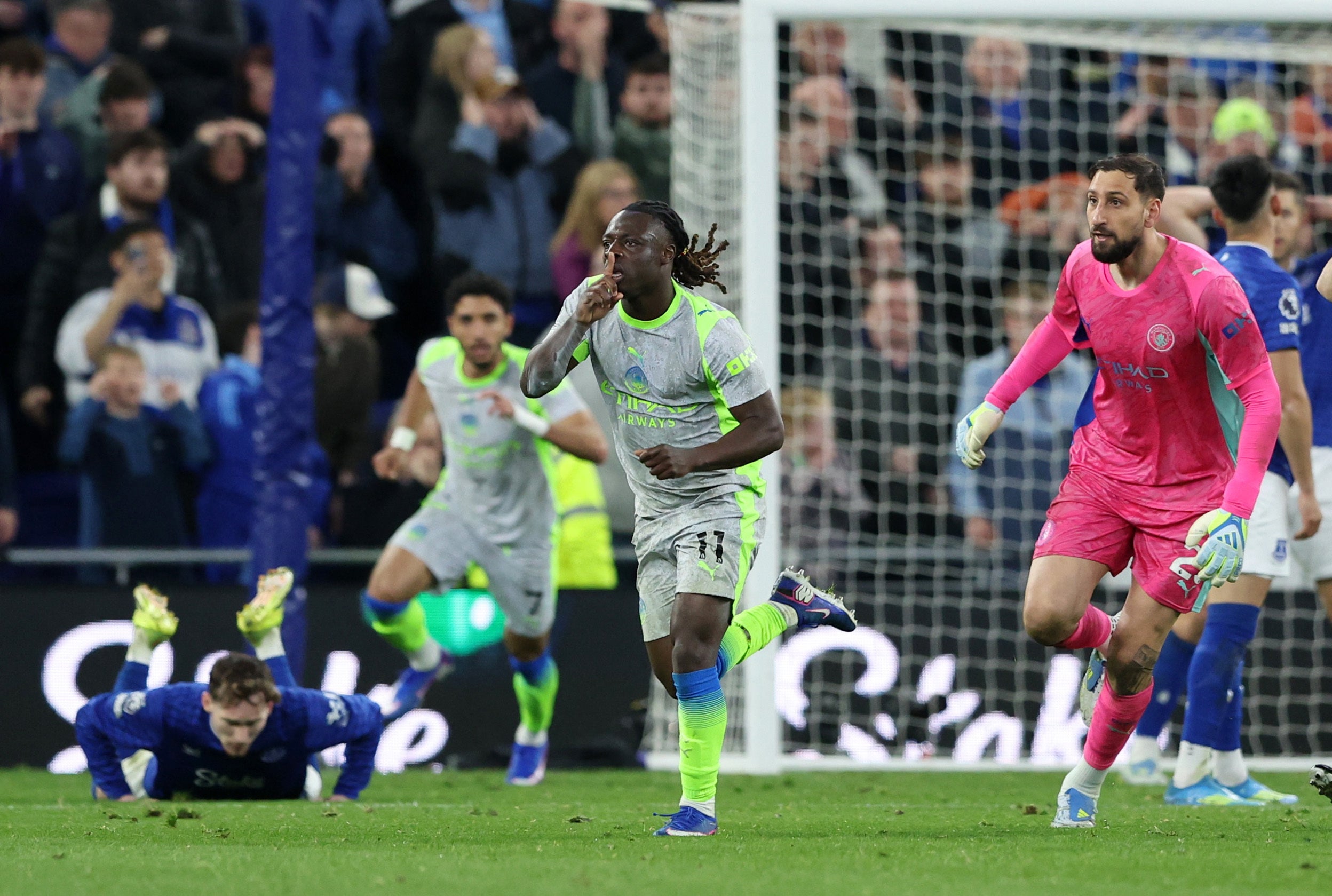 Doku scored two special goals, the second to rescue a point