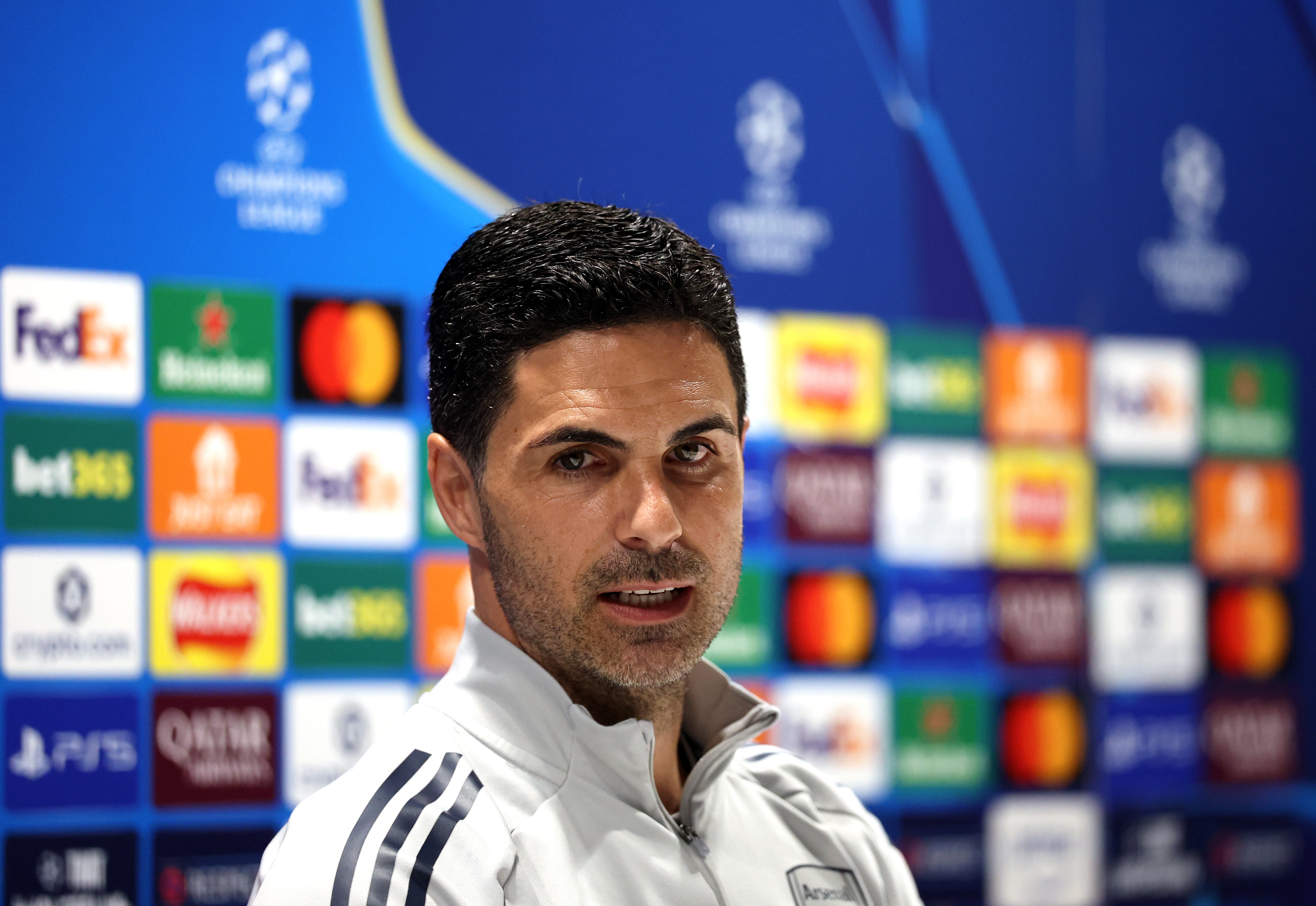 Arsenal manager Mikel Arteta challenged his team to play like 'beasts'