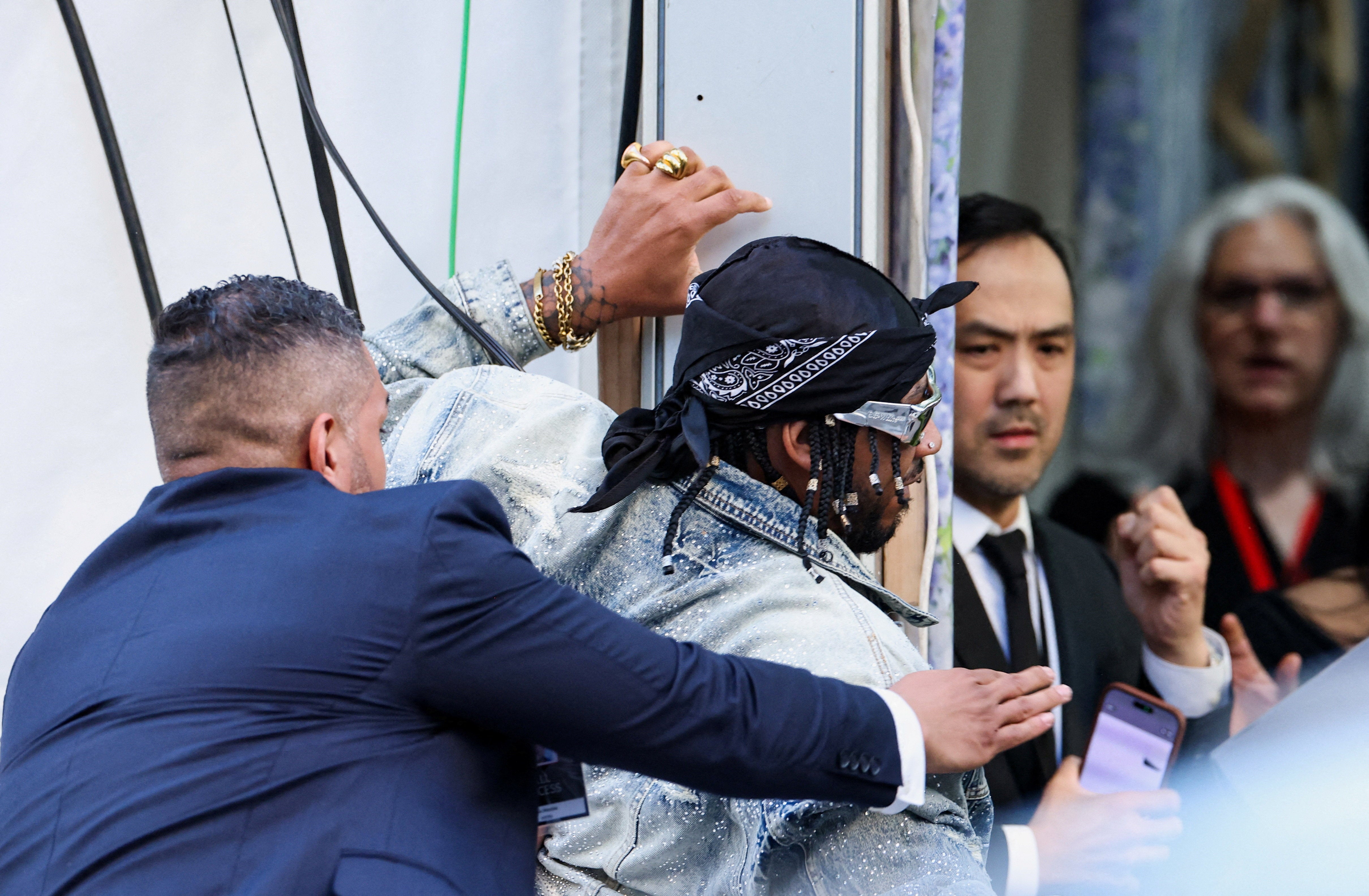 Unconfirmed reports claim Amazon labor union founder Chris Smalls was the protester who was arrested. The NYPD would not confirm the name of the person arrested at the event