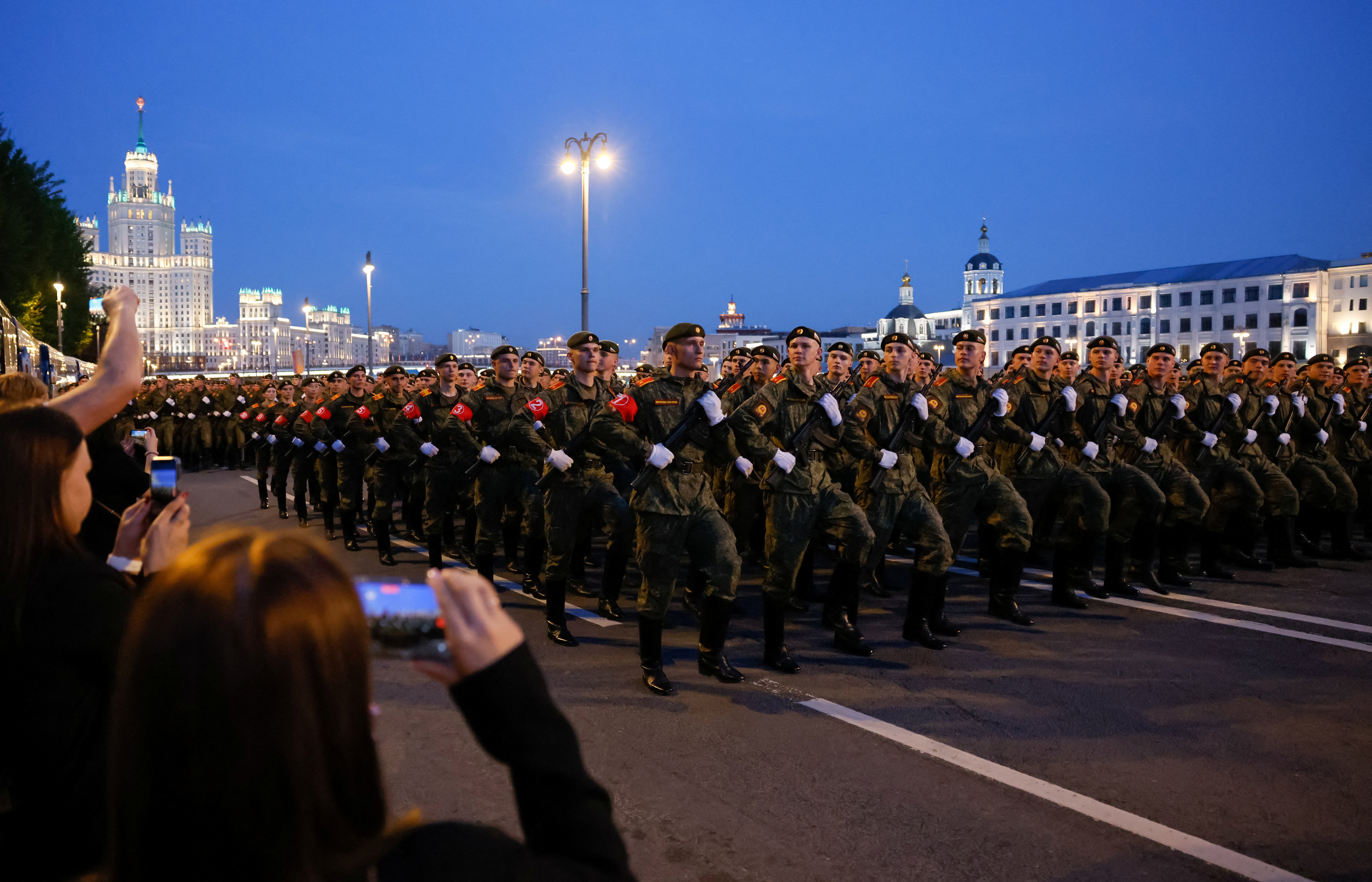 Russia's annual Victory Day parade will proceed without its customary display of military equipment, the Defence Ministry has confirmed