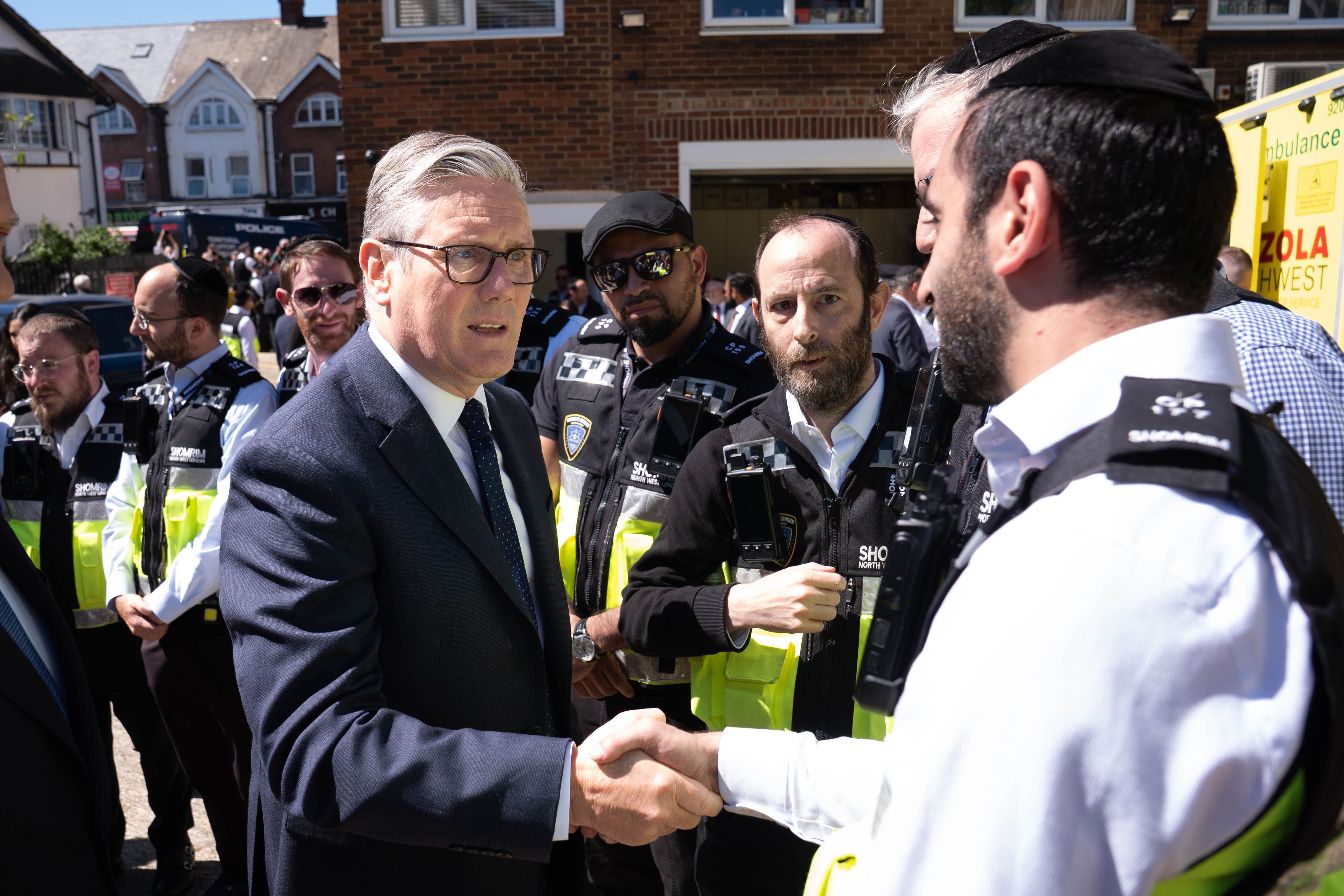 Sir Keir Starmer met senior figures from across the UK in Downing Street on Tuesday and called for stronger action against antisemitism