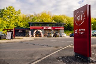 The outlet opened in Warrington, Cheshire, just off junction 21 of the M6 on Tuesday, in partnership with Motor Fuel Group