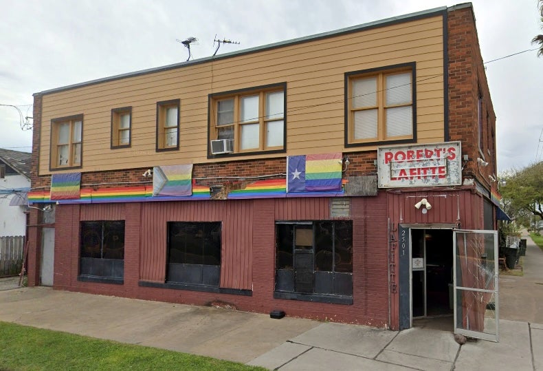 Robert’s Lafitte, the oldest LGBTQ+ bar in Texas, could go under in weeks unless it raises thousands of dollars for repairs