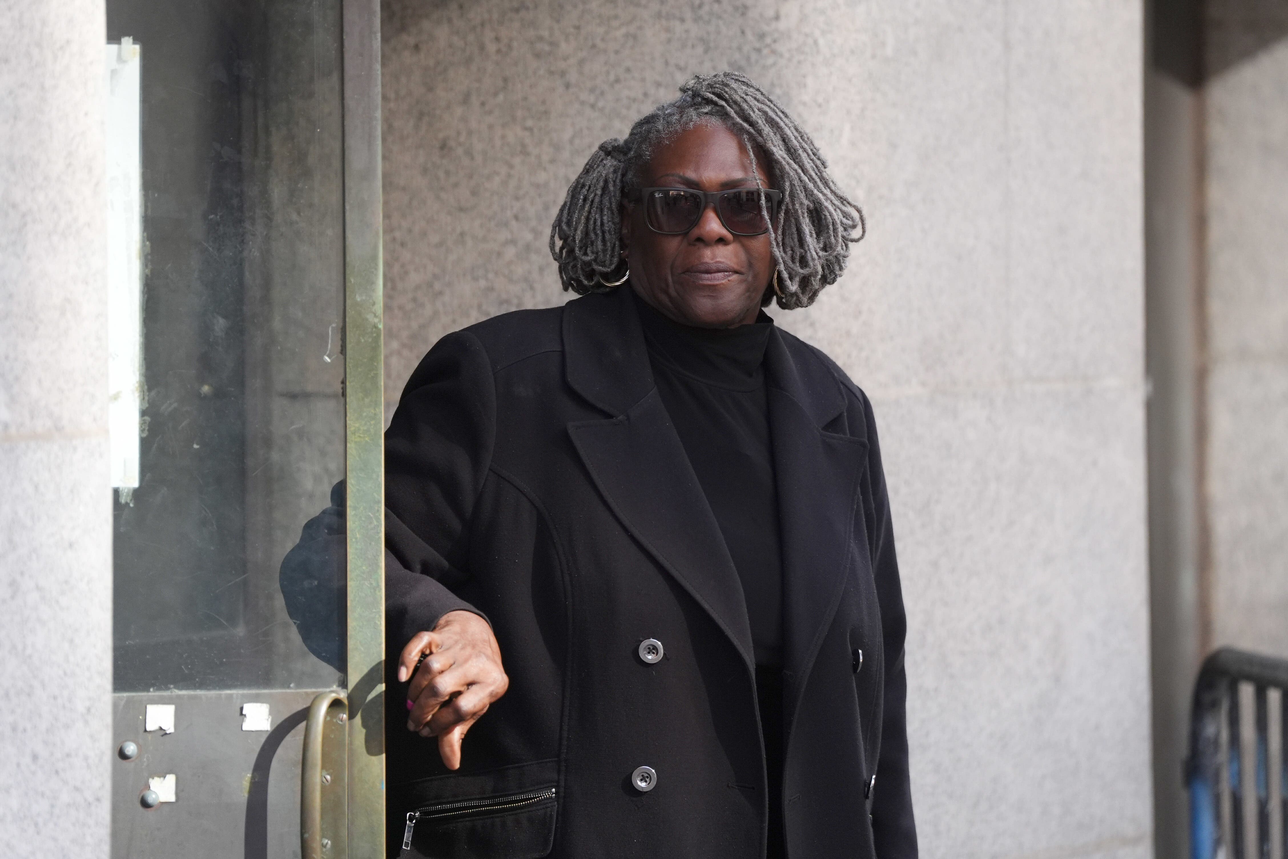 Janice Nix leaving the Old Bailey in March 2025 (PA Archive)