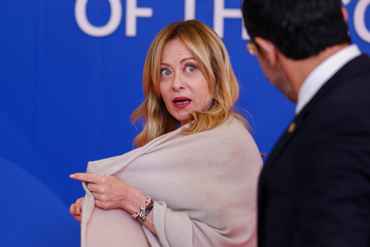 Italy's Meloni denounces deepfake photo as a political attack