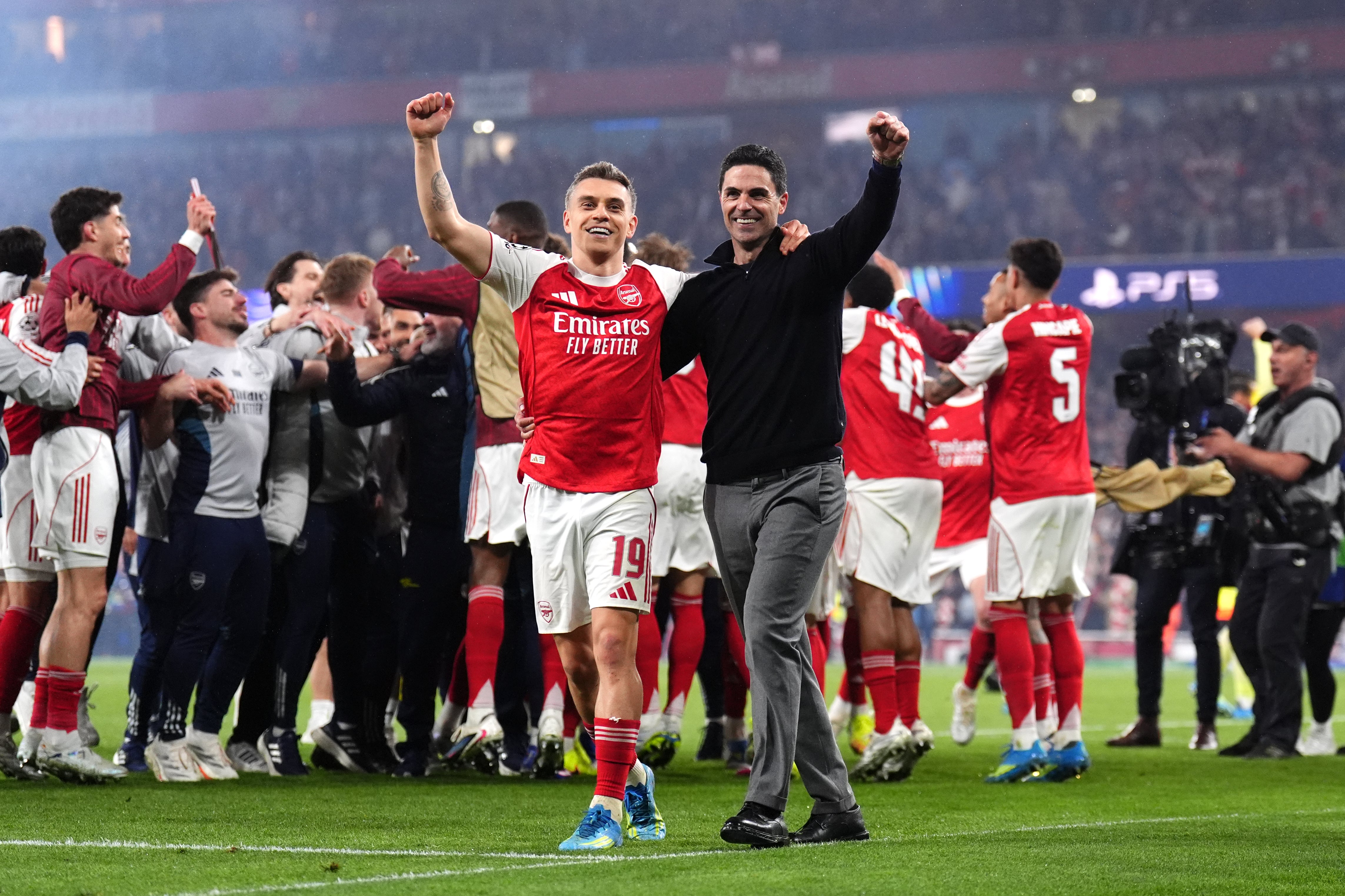 Arsenal are into the Champions League final for the first time in two decades