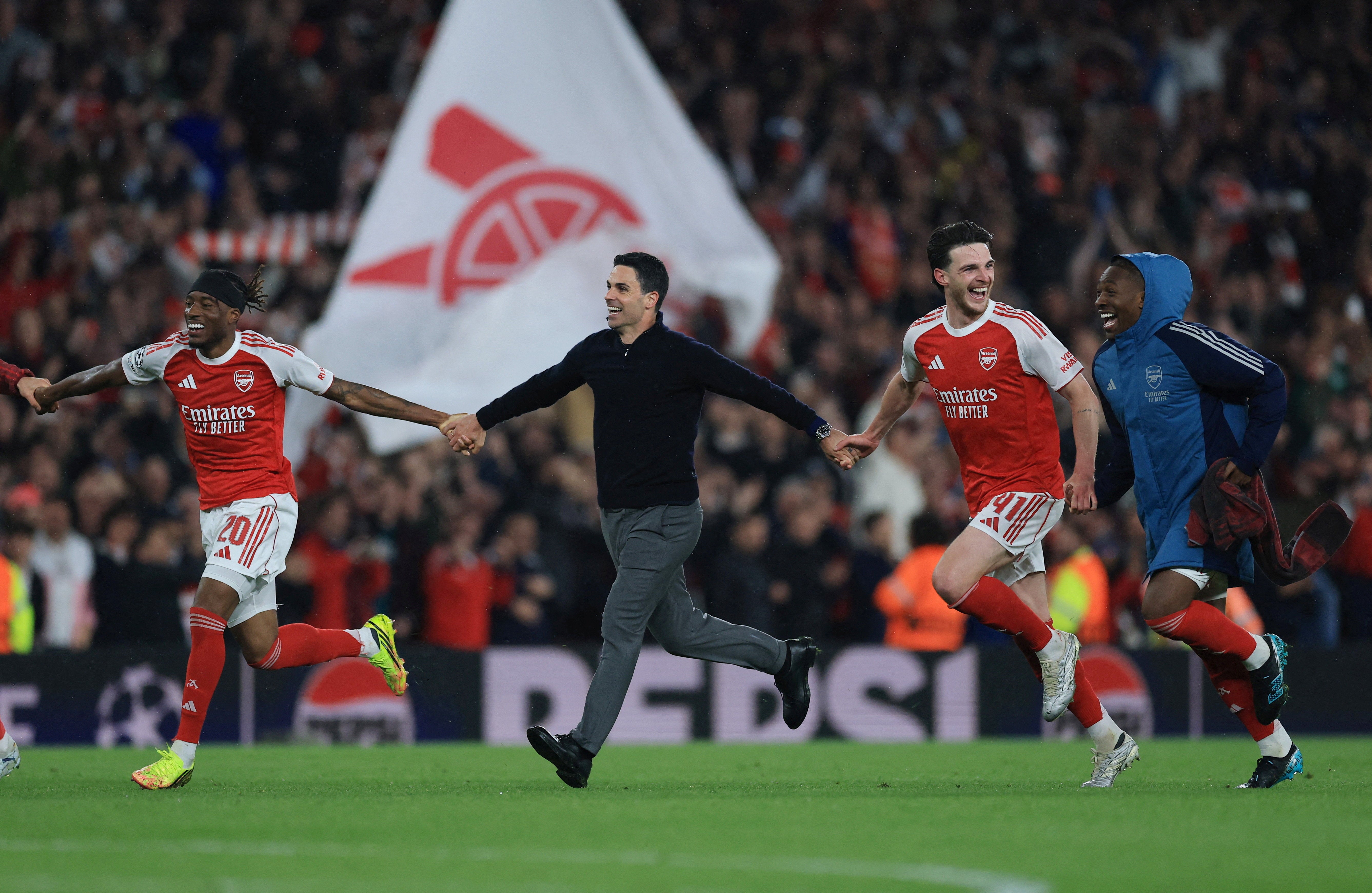 Mikel Arteta hails atmosphere after Arsenal reach Champions League final: 'I've never felt that' | The Independent