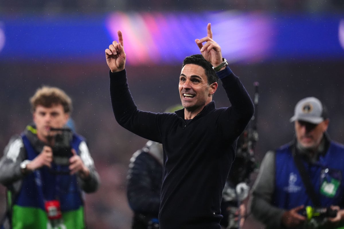 Mikel Arteta thrilled as Arsenal &lsquo;make history together&rsquo; in Champions League