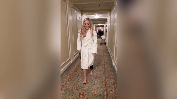 Lindsey Vonn walks without crutches in huge recovery milestone | The ...