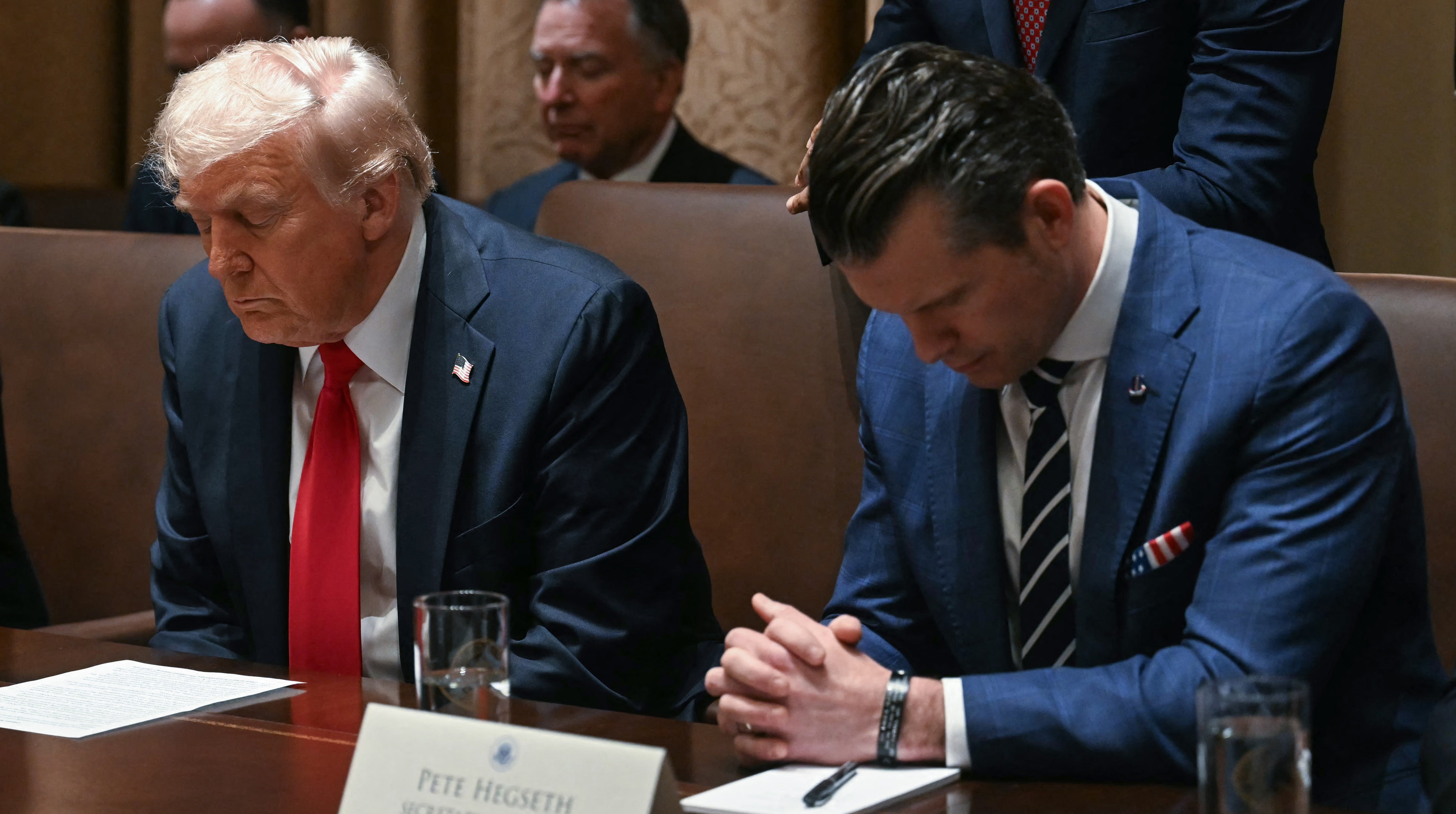 Americans overwhelmingly disapprove of the religious rhetoric deployed by President Donald Trump and Defense Secretary Pete Hegseth in recent weeks, according to a poll