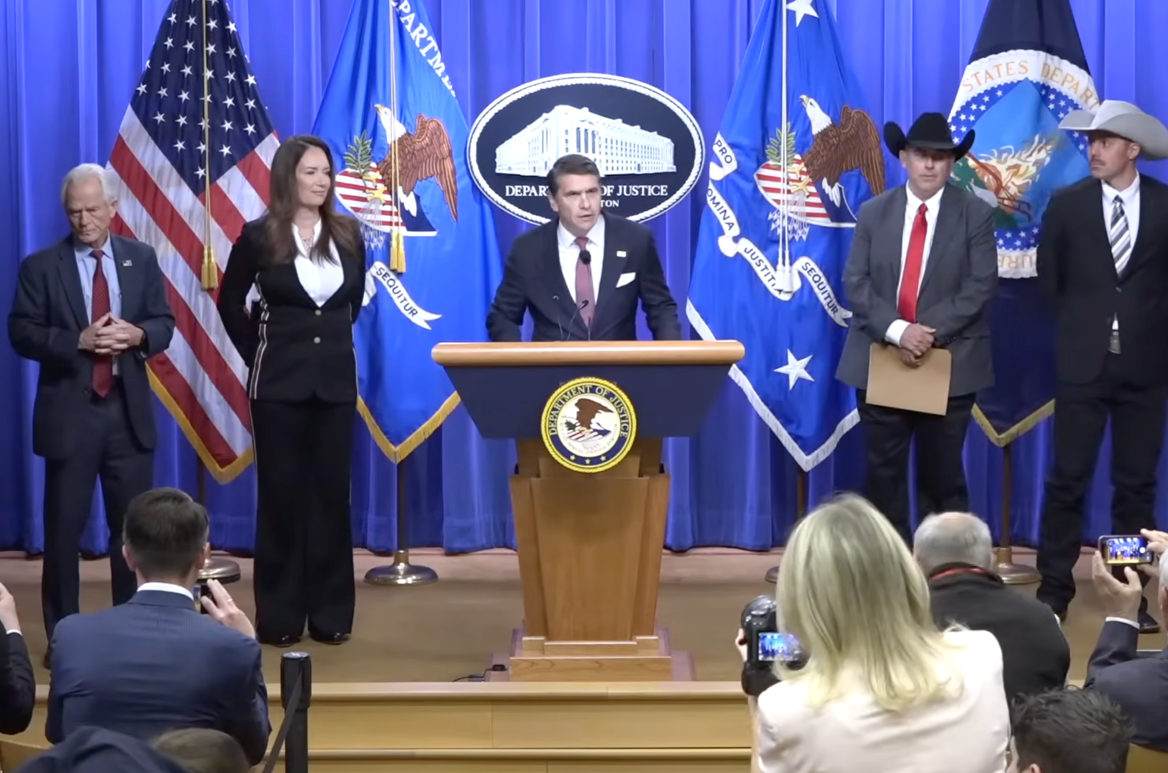Acting Attorney General Todd Blanche urged whistleblowers to report potential wrongdoing in exchange for the prospect of receiving money in return