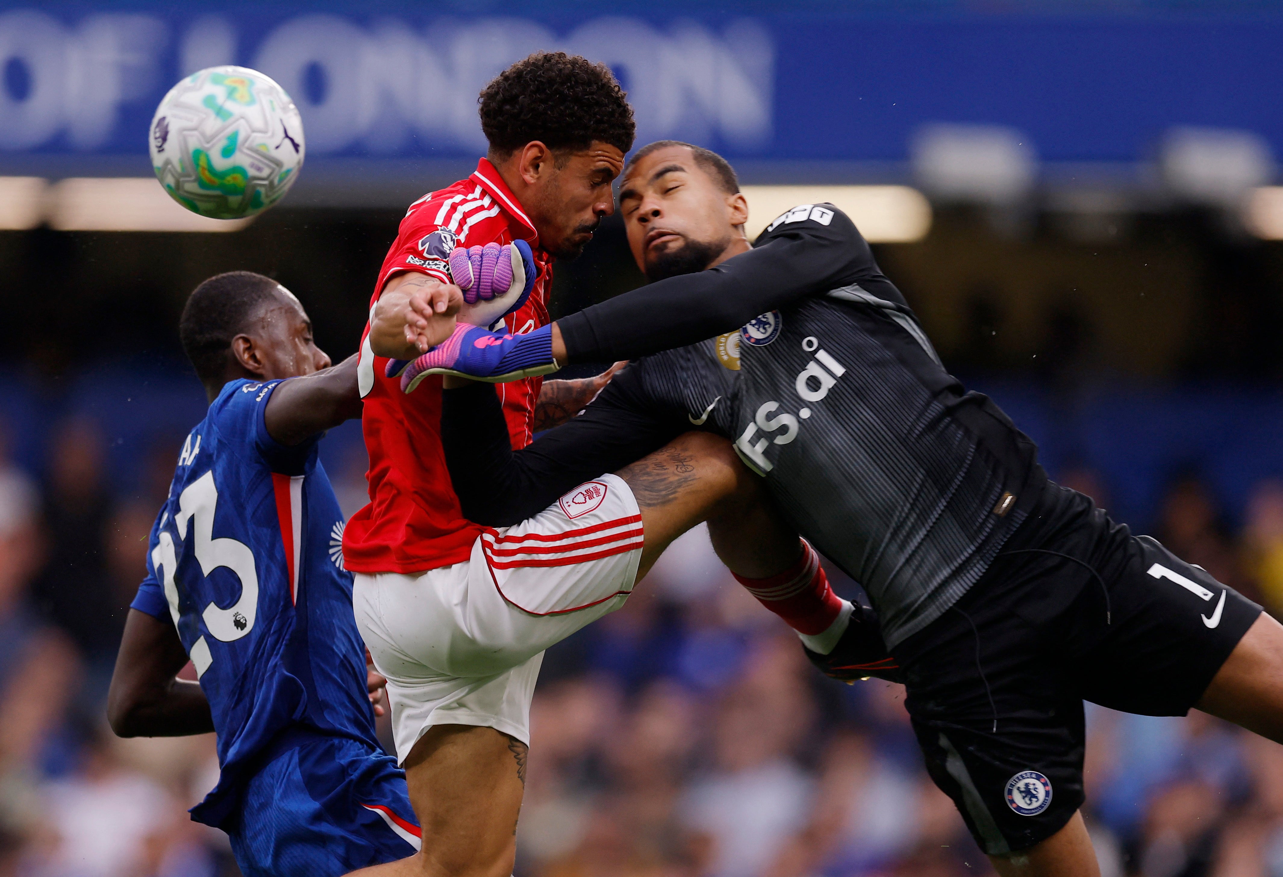 Morgan Gibbs-White sustained a cut to his face