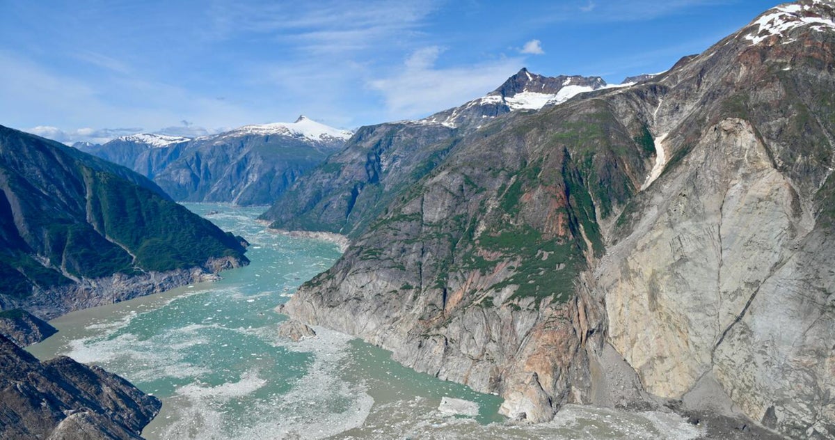 Tracy Arm fjord in Alaska after tsunami findings