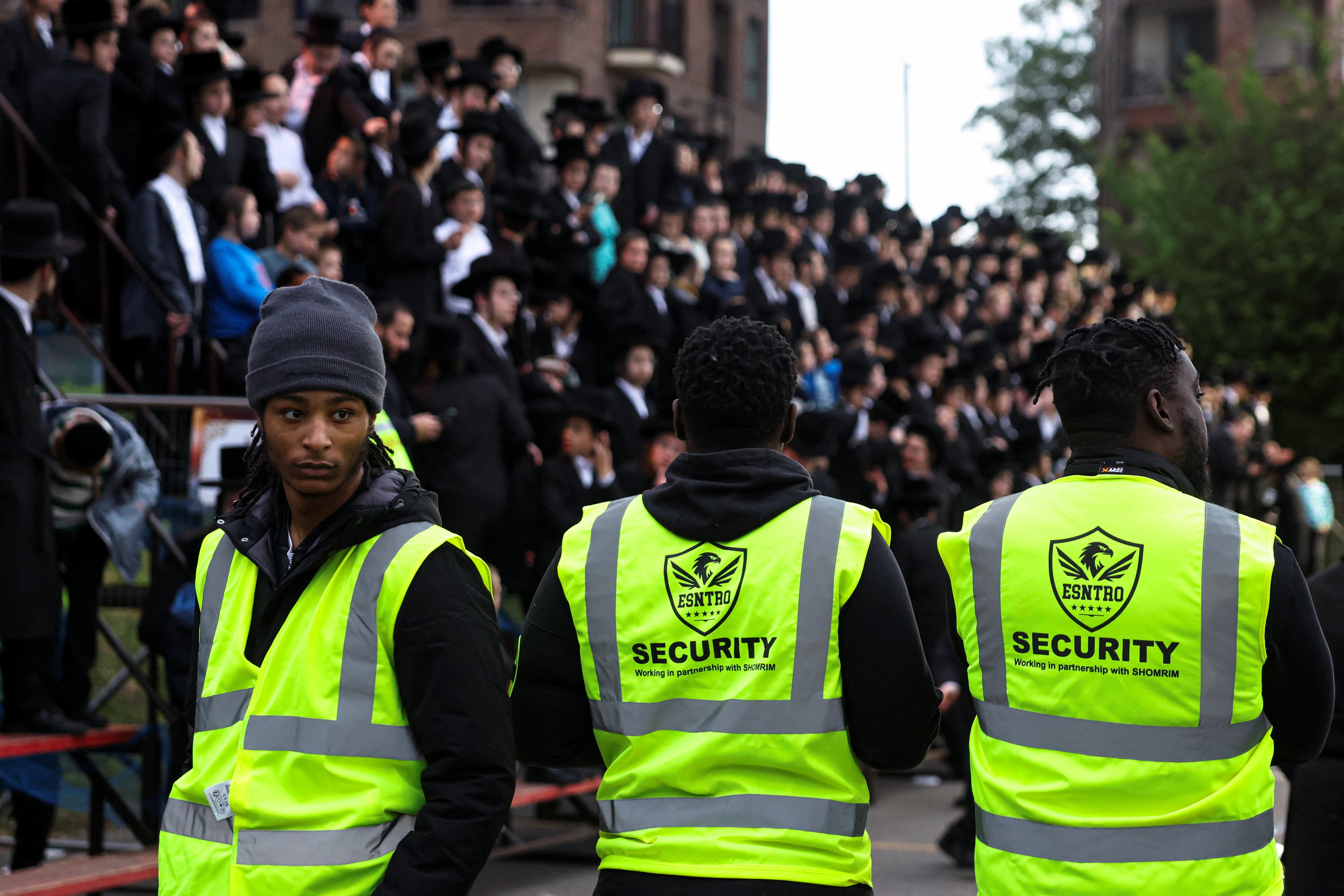 Security guards were doubled for the annual event in Egerton Road