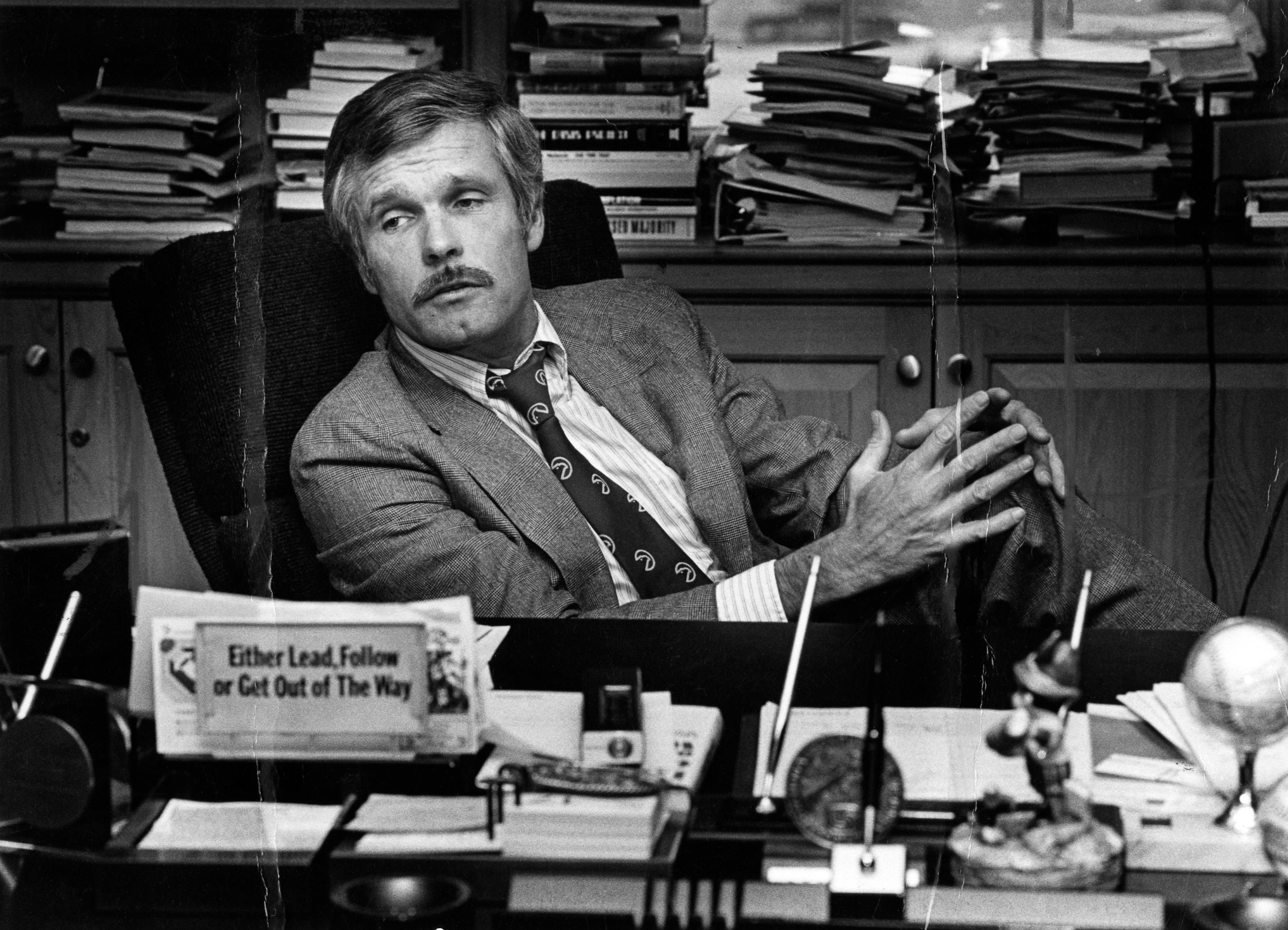 Turner revolutionized cable news in 1980 with the creation of CNN, the first 24-hour news channel