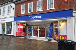 The shops were rebranded under the name TGJones after the purchase of 480 WH Smith stores last year