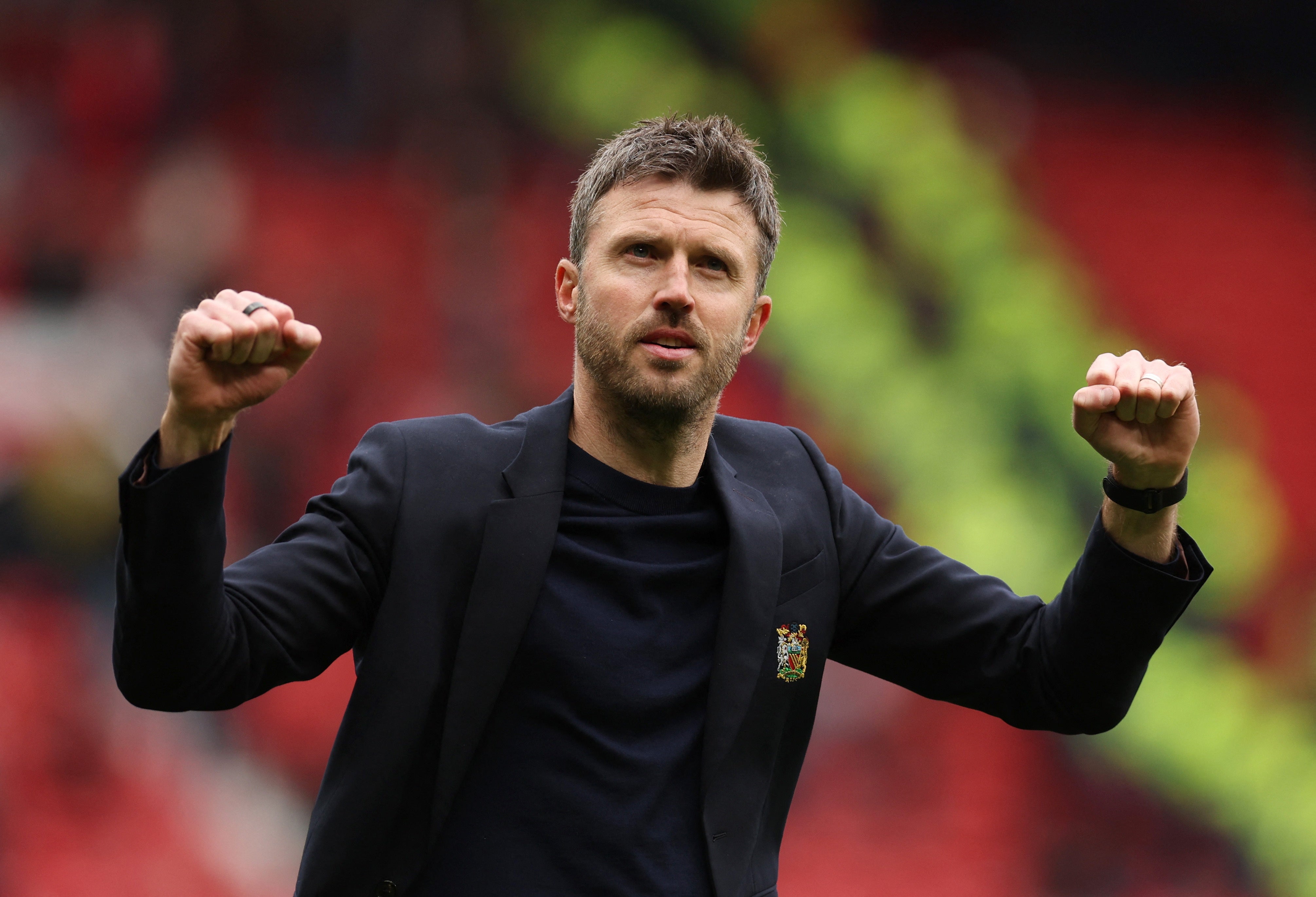Michael Carrick has led Man United back into the Champions League