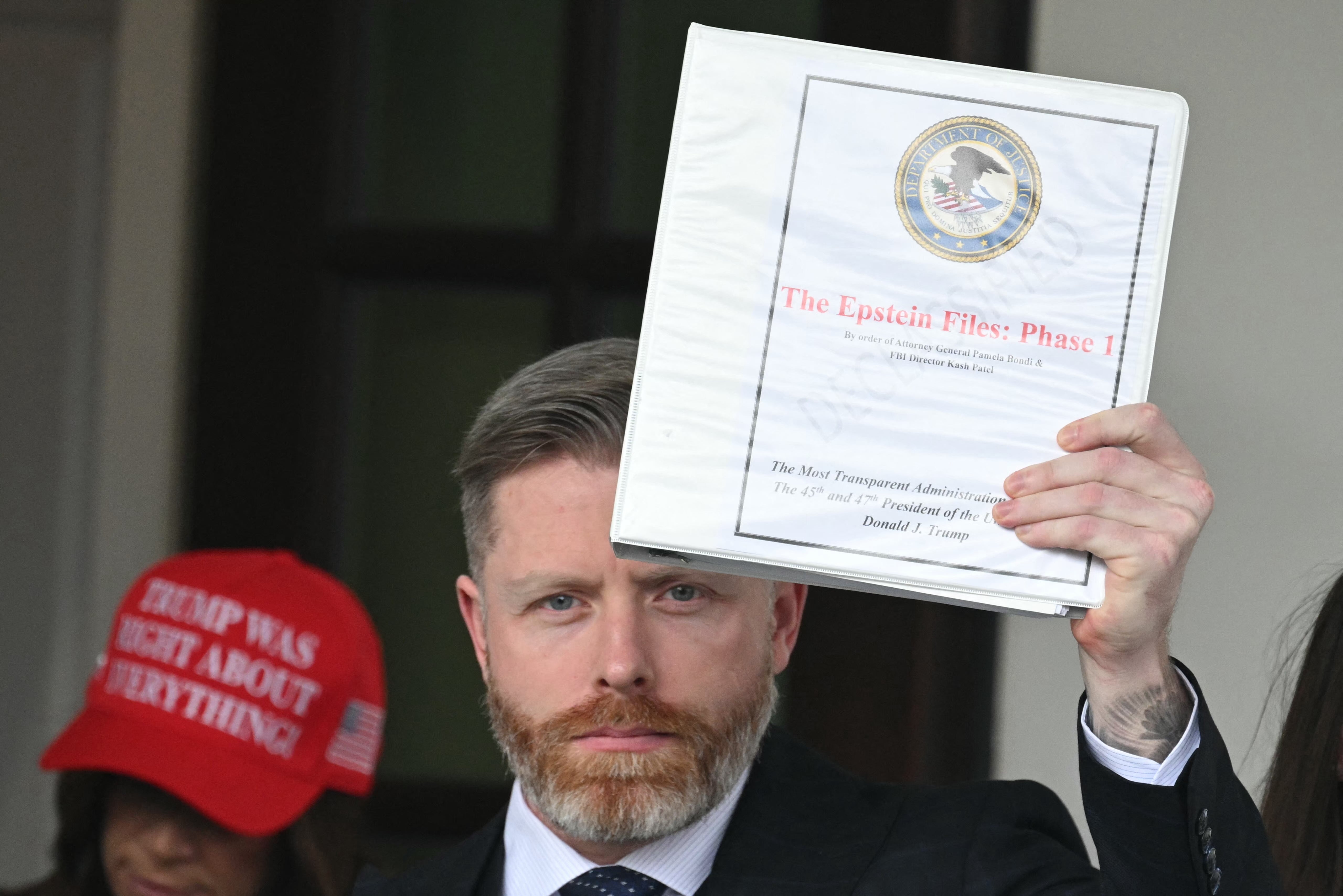 After taking part in a White House photo op last year while holding a binder labeled 'Epstein Files,' MAGA influencer Rogan O’Handley – aka DC Draino – says he has learned his lesson and will not help the administration in its release of UFO files