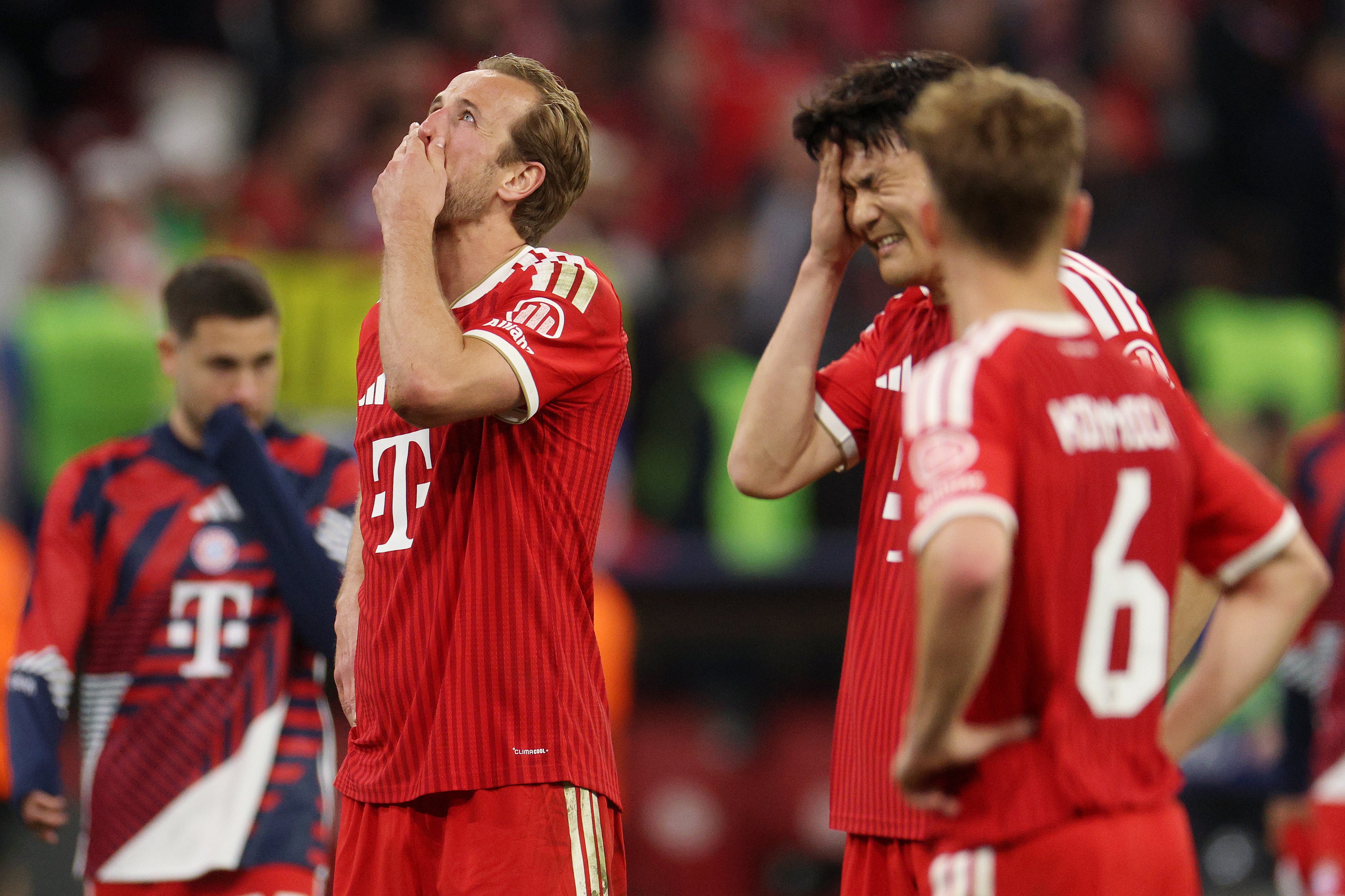 Harry Kane and Bayern were left bereft by defeat