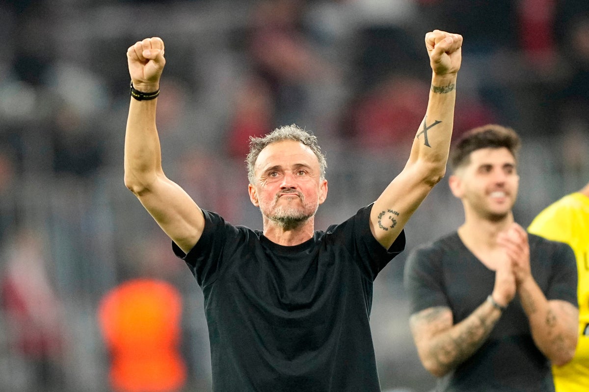 Luis Enrique says Paris St Germain reaching Champions League final is ‘a gift’