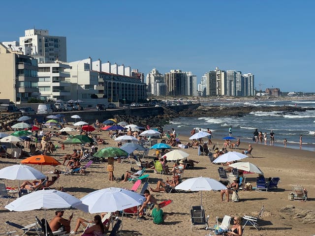 <p>Where the sun shines brightly: holidays will go ahead as normal</p>