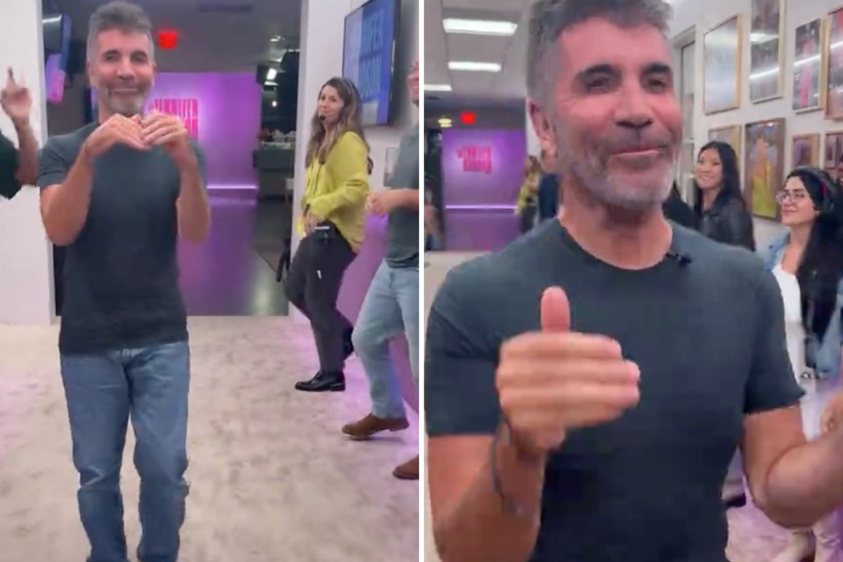 Simon Cowell addresses viral clip of himself clapping on the Jennifer Hudson show