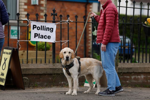 Pictured: The best dogs at polling stations as millions get voting ...