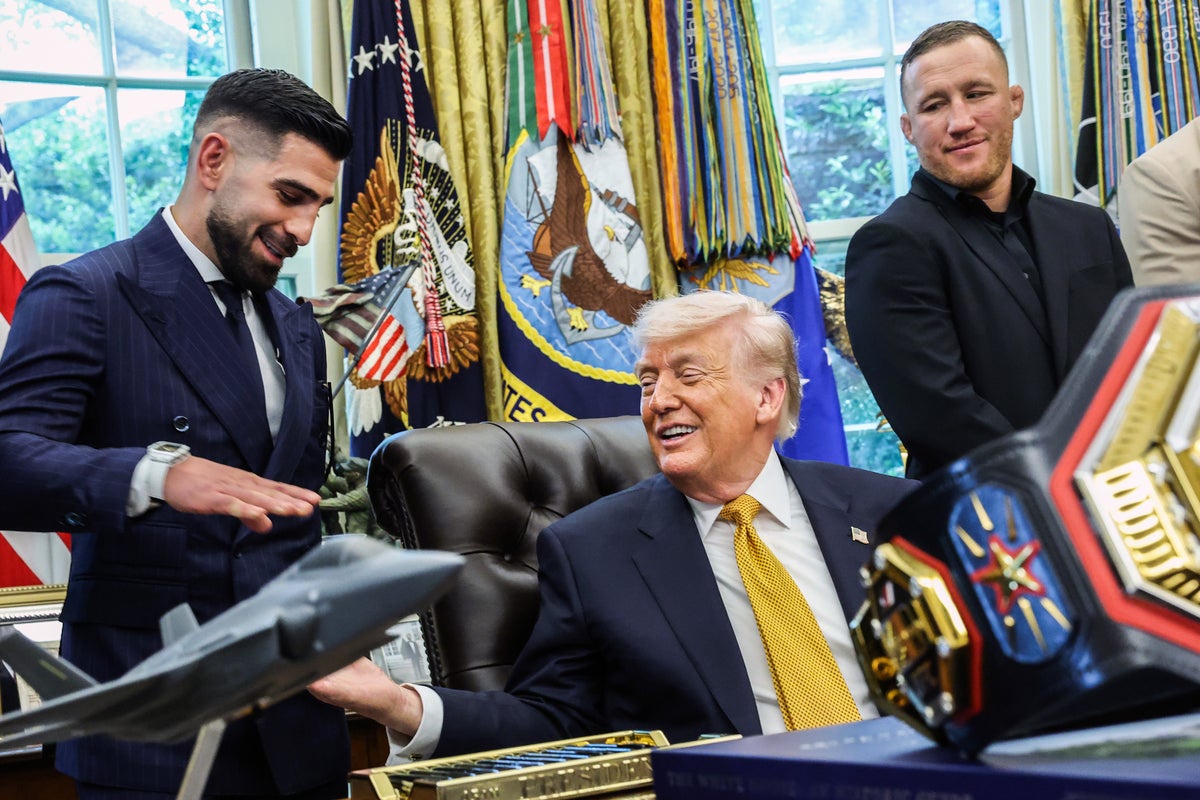 UFC White House fighter Ilia Topuria teases Donald Trump with question about Justin Gaethje in Oval Office – UK Times UFC White House fighter Ilia Topuria teases Donald Trump with question about Justin Gaethje in Oval Office – UK Times