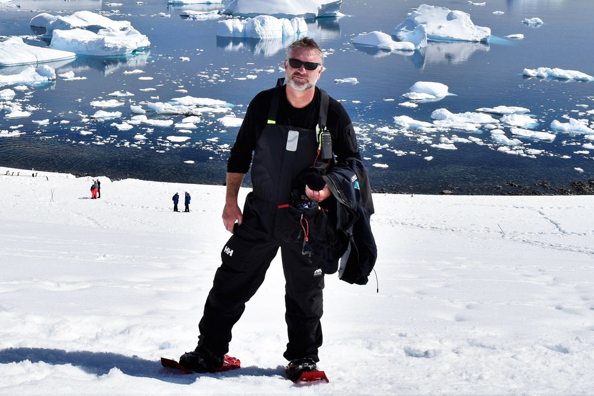 Martin Anstee, 56, is isolating in hospital in the Netherlands