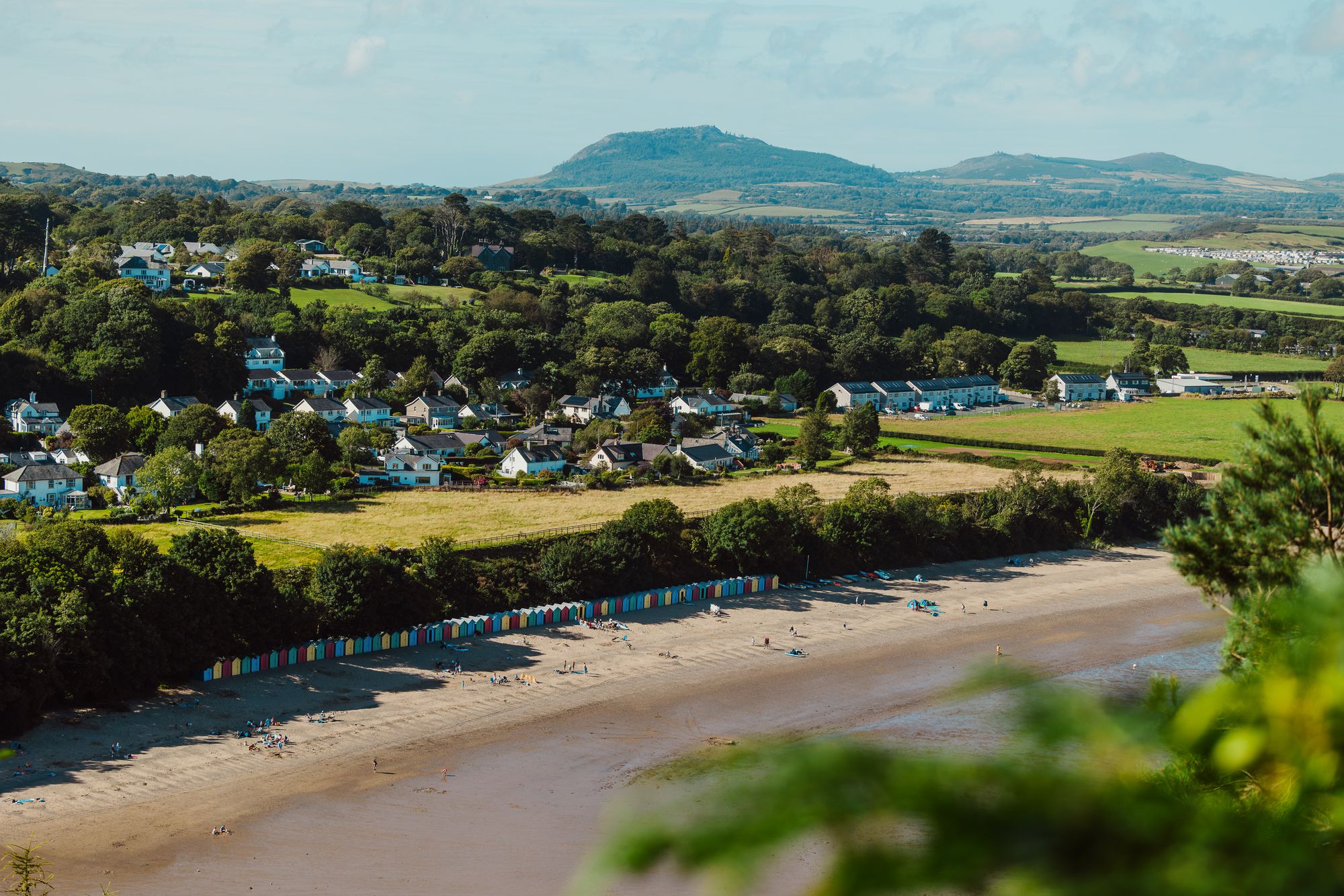 Dominique and family stayed in Llanbedrog, a five-minute drive away from Abersoch