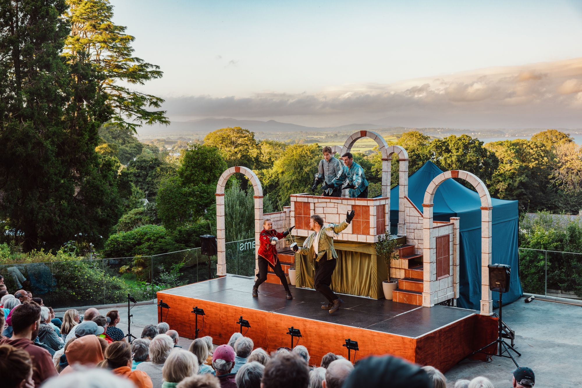 Art gallery Plas Glyn-Y Weddw also hosts outdoor theatre performances in the summer