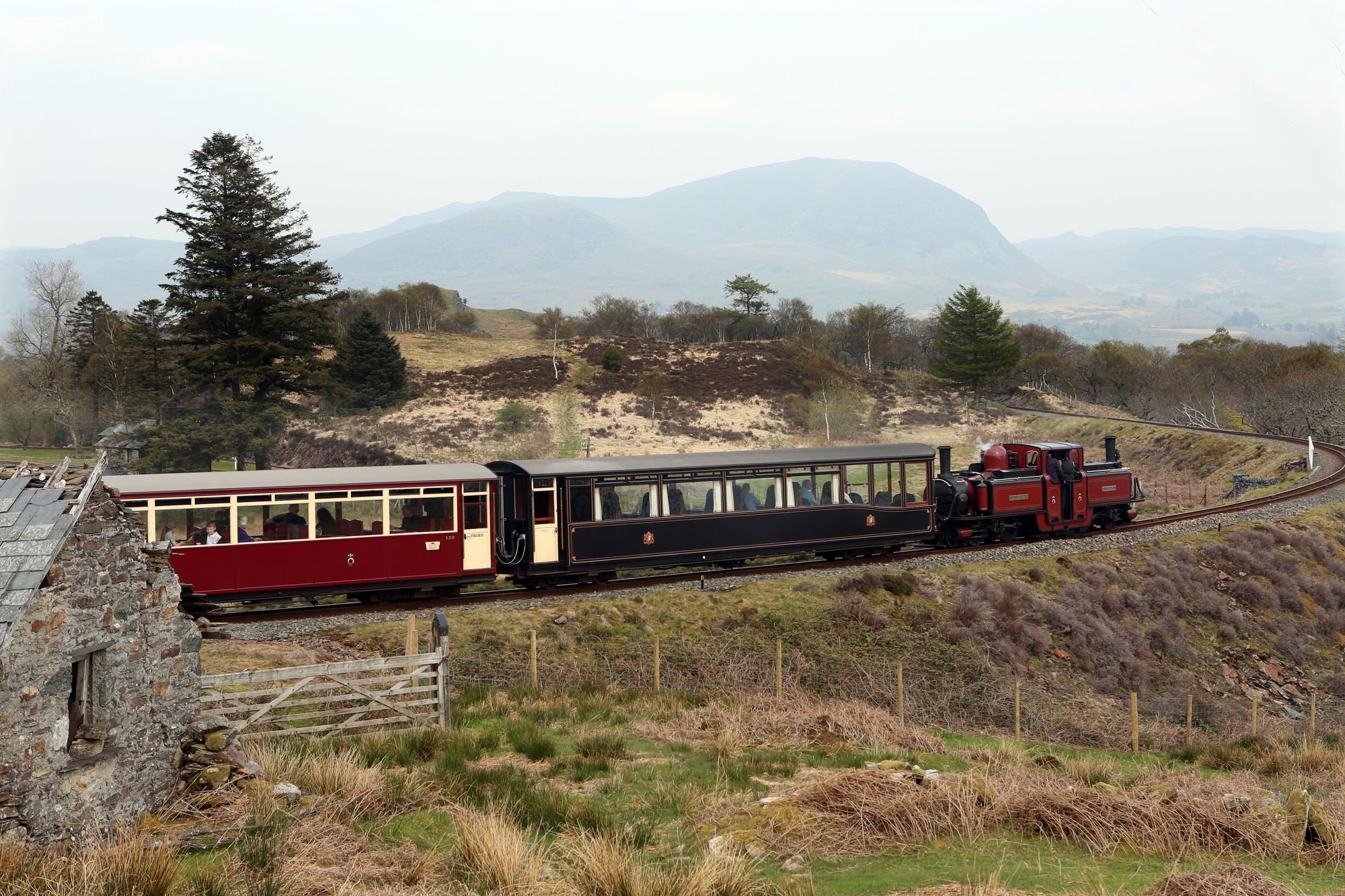 The Ffestiniog Railway was a surprising highlight for Dominique