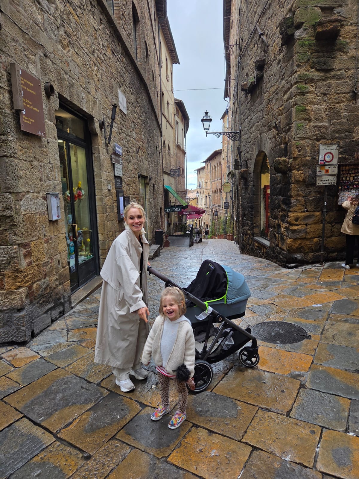 Exploring Volterra in the rain