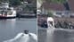 ‘Drunk’ boater passes out at wheel and almost collides with two ferries before smashing into rocks