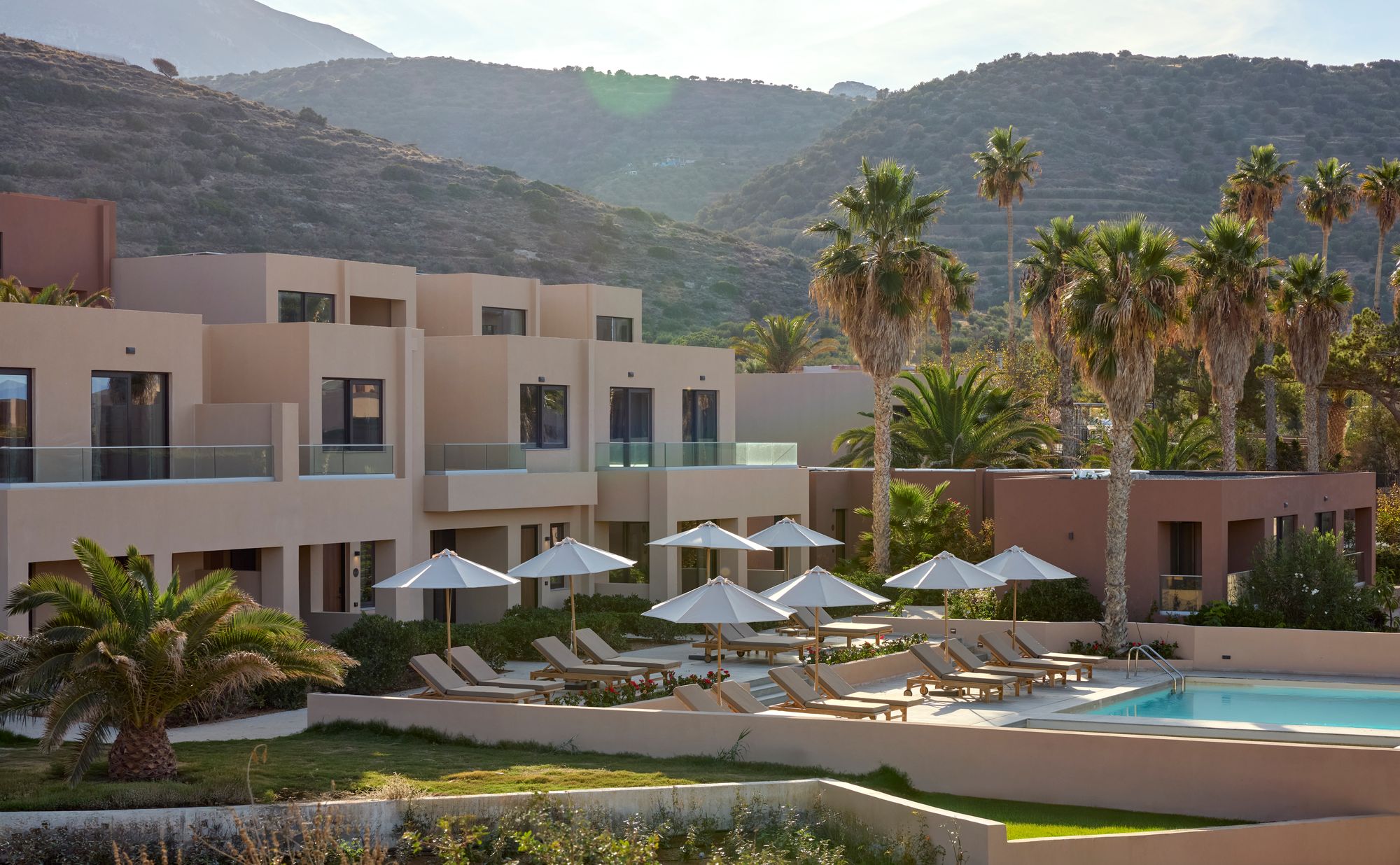 At this gorgeous retreat in Crete you can enjoy elevated surrounds, cuisine and hospitality