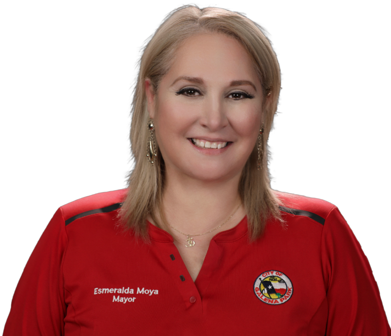 Esmeralda Moya, the outgoing mayor of Galena Park, said she'll remain in power until the mayor-elect is sworn in next week