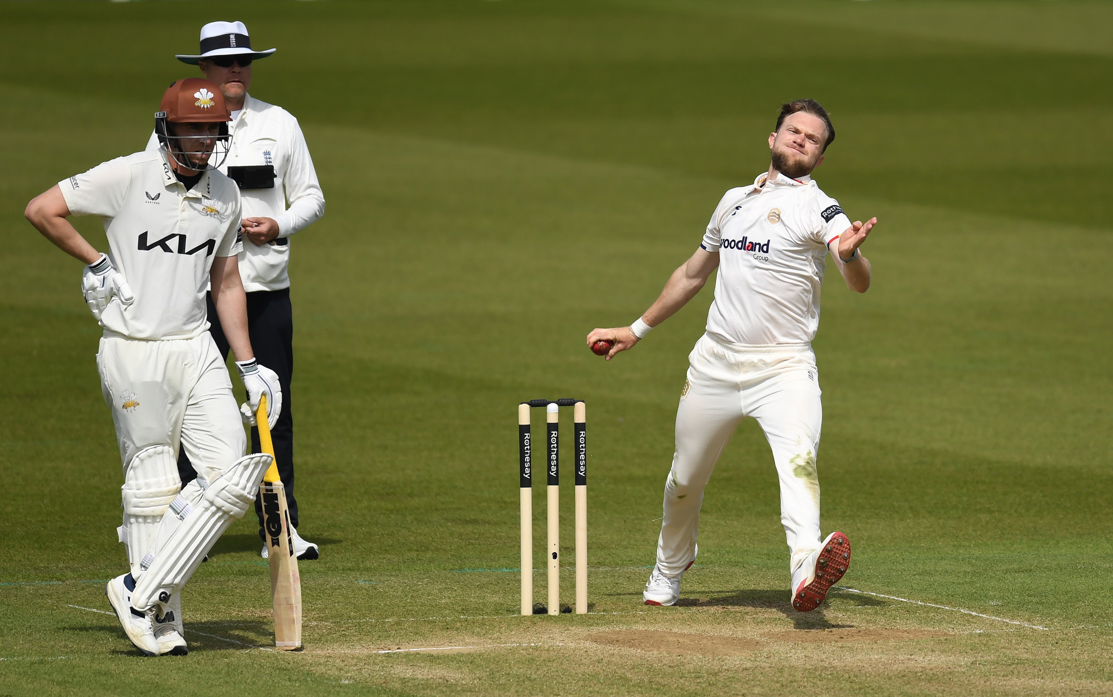 Sam Cook of Essex could add to the Test cap he earned against Zimbabwe last summer