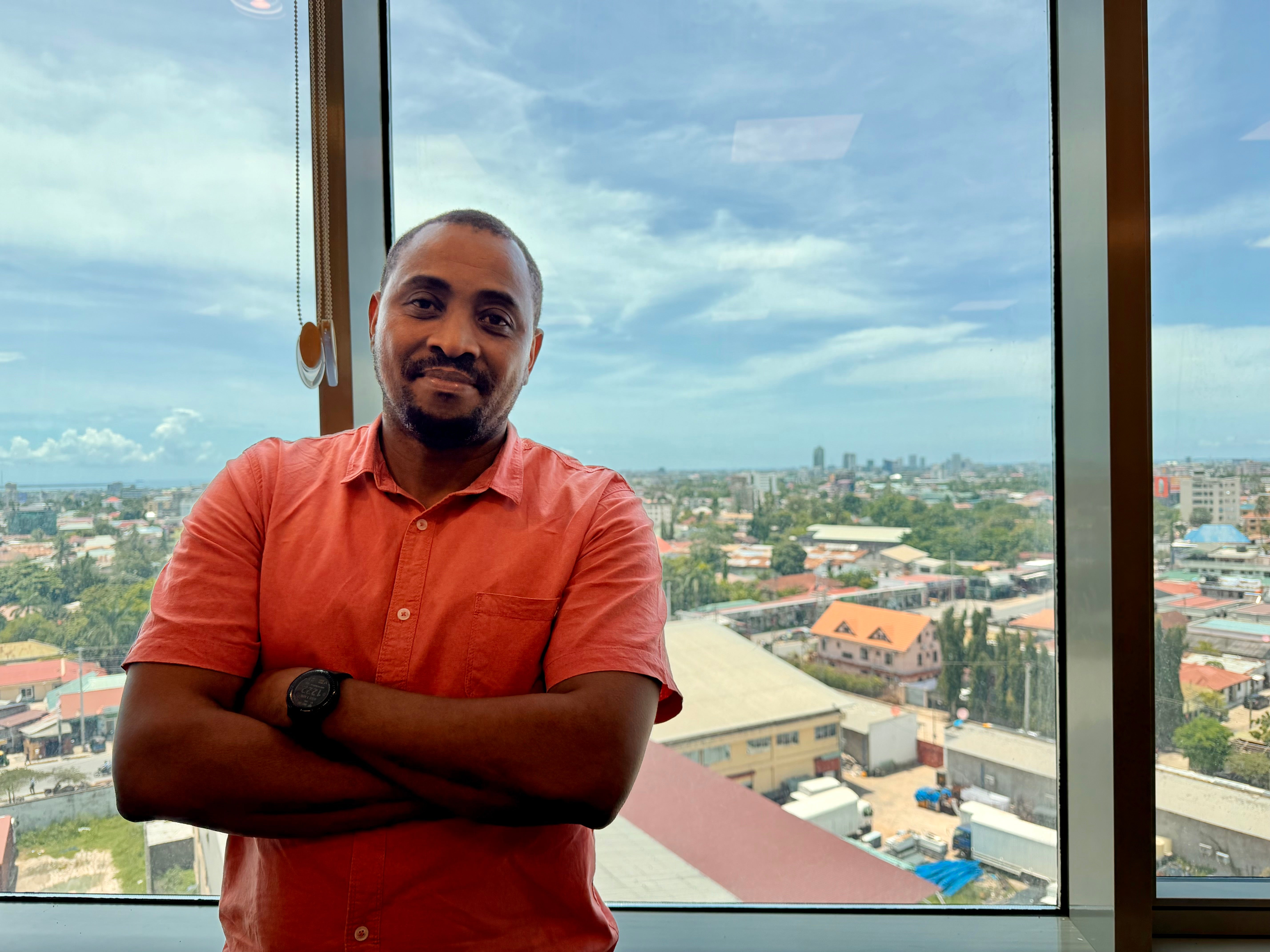 Dr Yeromin Mlacha, from the Ifakara Health Institute, who is leading the drone mapping project in Tanzania