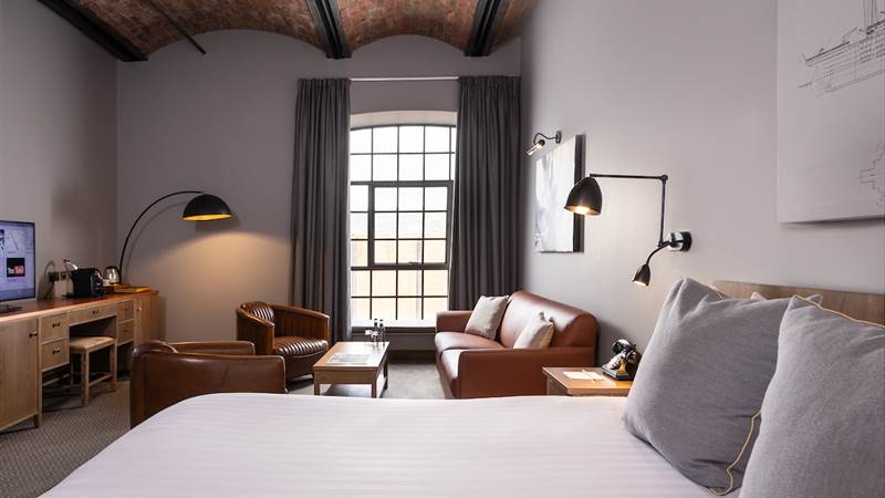 Titanic Hotel has dramatic rooms
