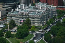 Federal agency weighing Trump’s demand to paint Eisenhower building’s granite