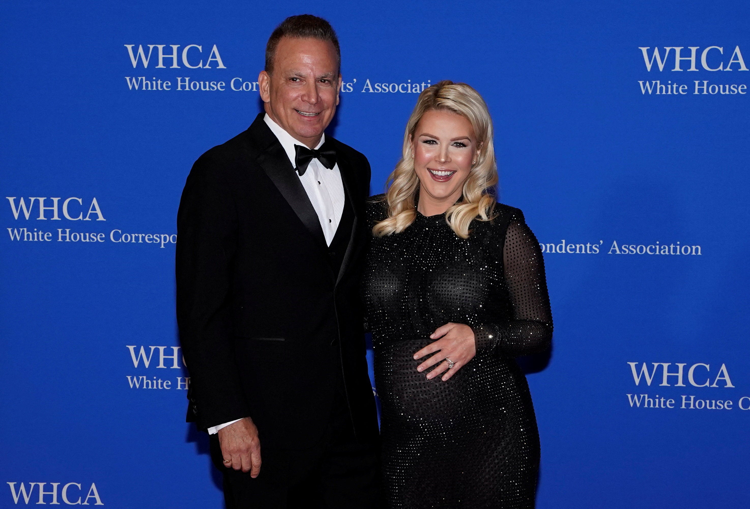Leavitt attended the WHCD with her husband despite being on maternity leave