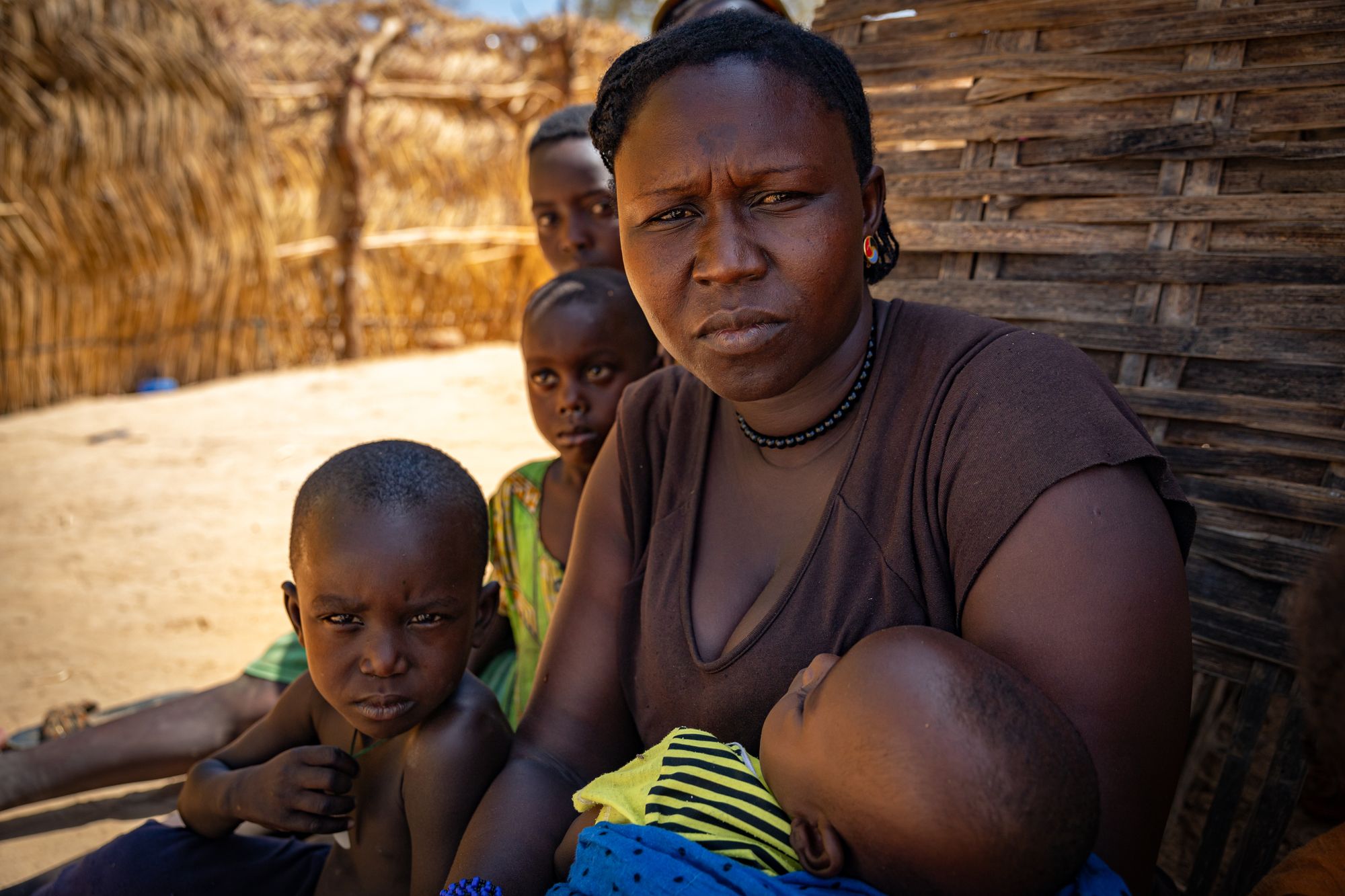 Busayna, 25, who lives close to the border between the Central African Republic and Sudan