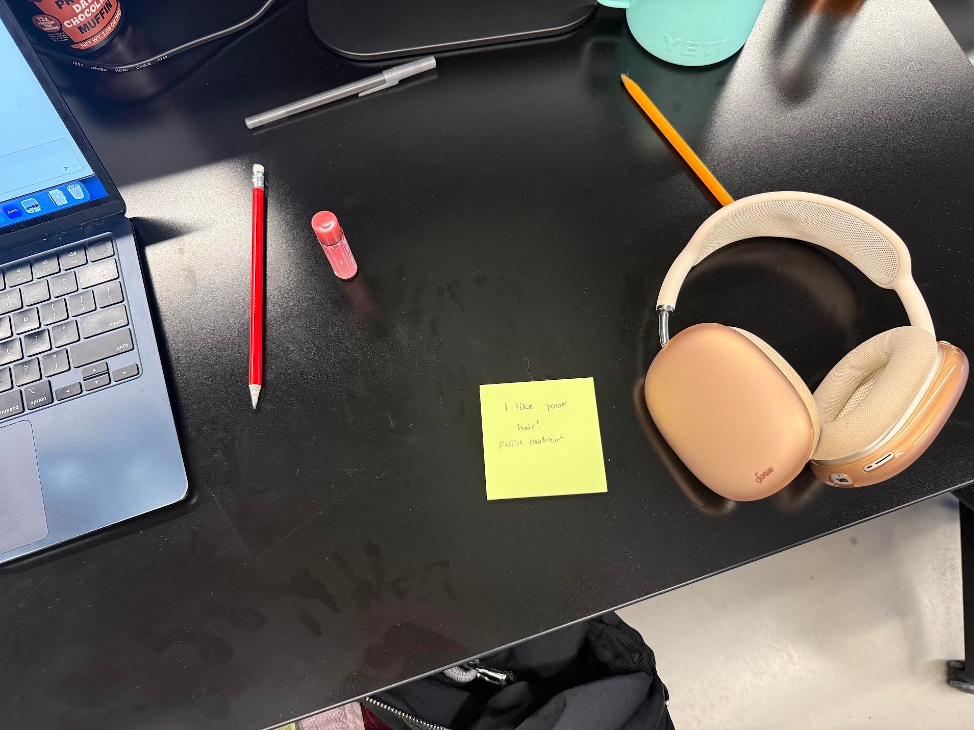Julia Musto's desk at The Independent's New York City newsroom